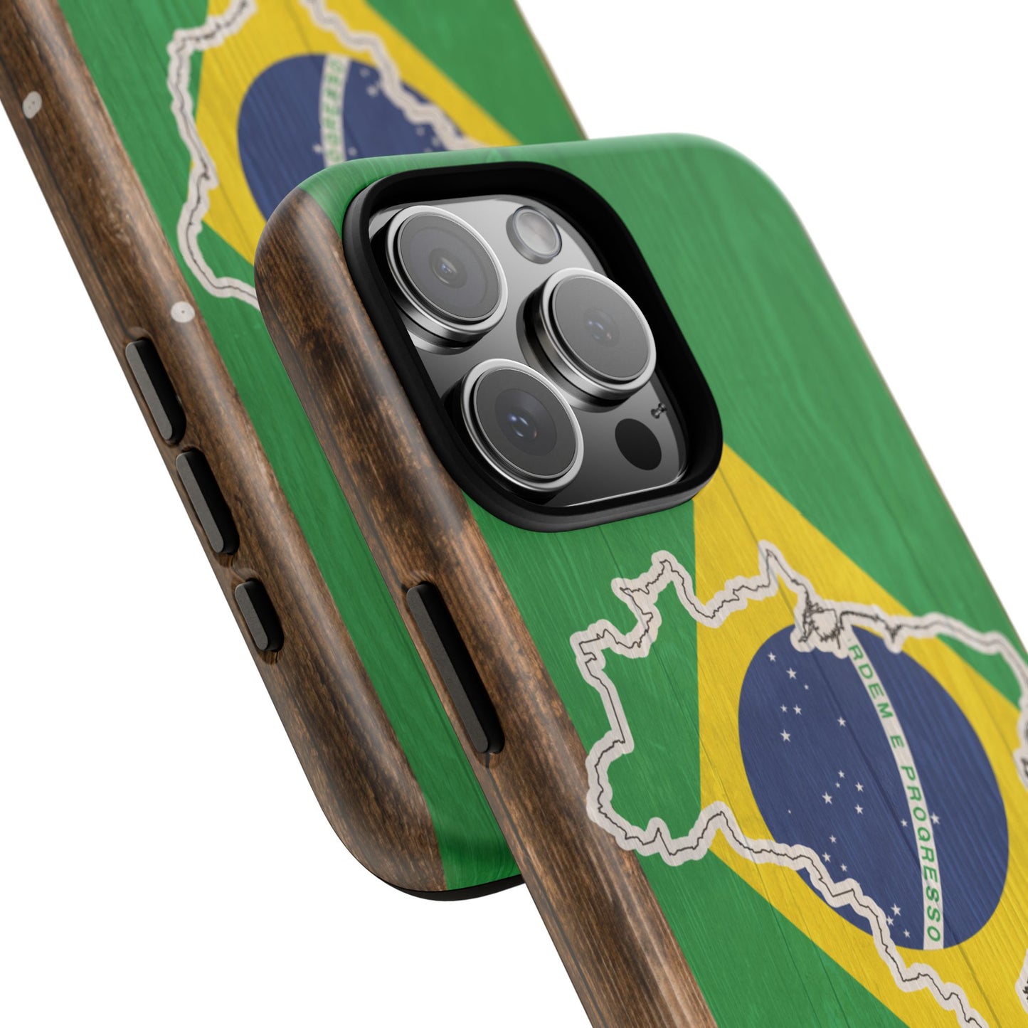 Brazil Flag Phone Map Case Protective Tough Cover Flag of Brazil Samsung Brazilian Pride Hard Plastic Back Brazil Flag Cover