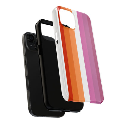 Lesbian Flag tough Impact-Resistant Phone Case