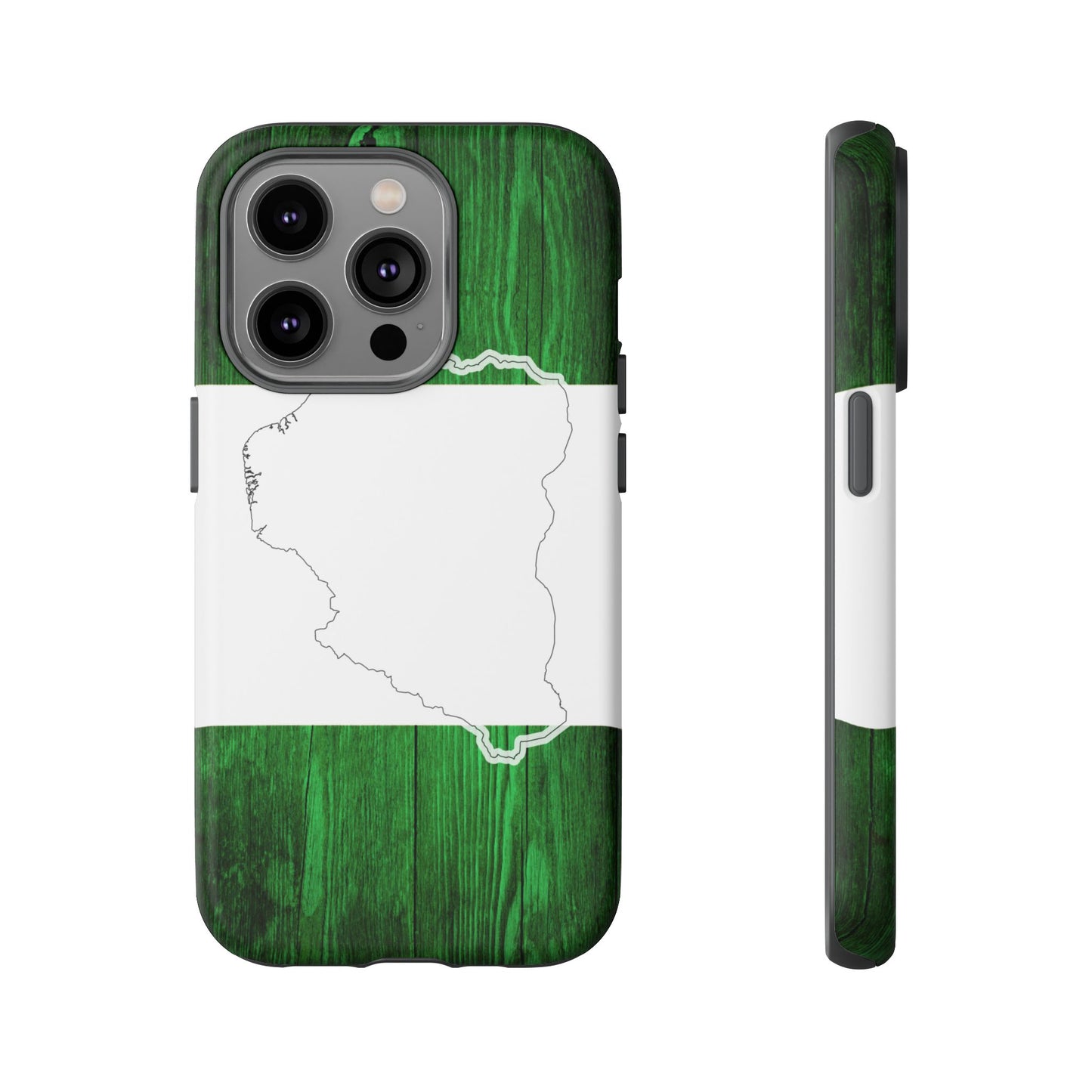 Nigeria Flag Phone Case, African Nation Protective Cover, Nigeria Pride Accessory, Tough Phone Case for Patriots, Nigerian Flag Mobile Case