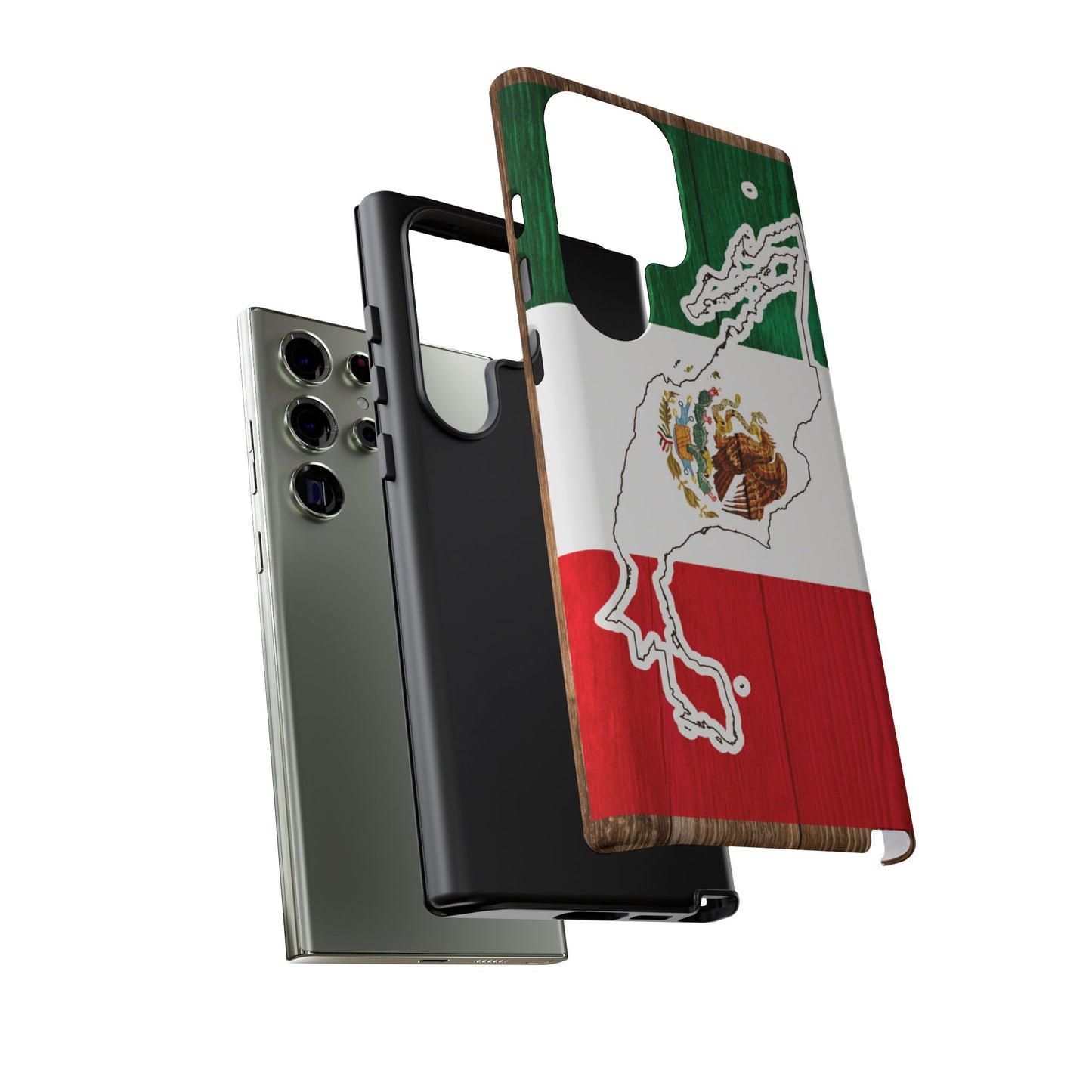Phone Case, Mexican Flag Tough Case, Patriotic Mexico Phone Cover, Rugged Phone Protector, National Flag Phone Sleeve, Cinco de Mayo Gift