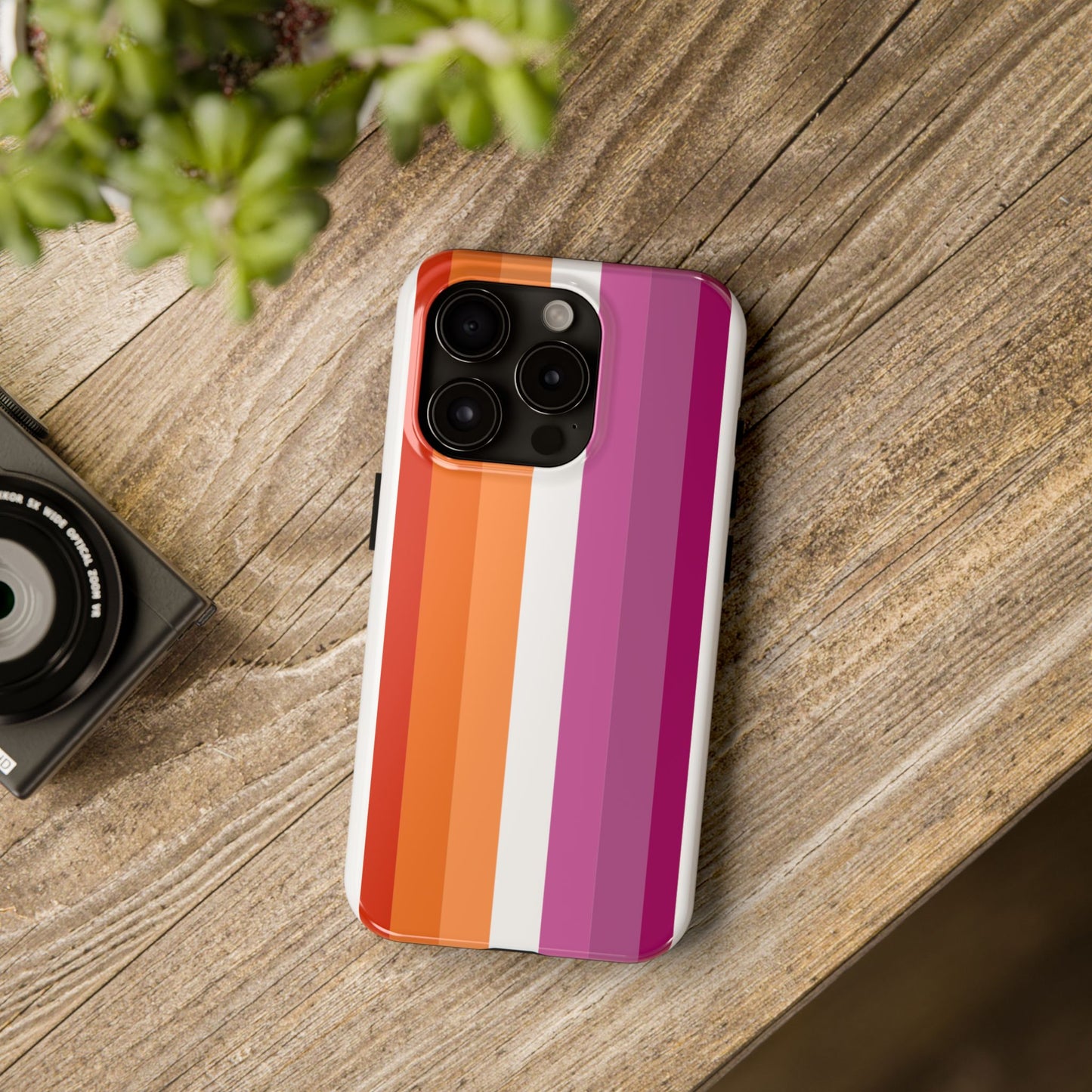 Lesbian Flag tough Impact-Resistant Phone Case