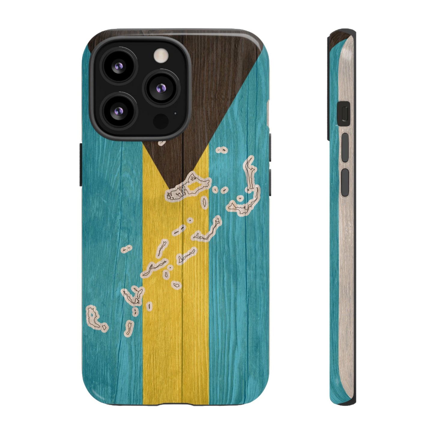 Bahamas Flag Phone Map Case Protective Tough Cover Flag of Bahamas Samsung Bahamian Pride Hard Plastic Back Bahamas Flag Cover