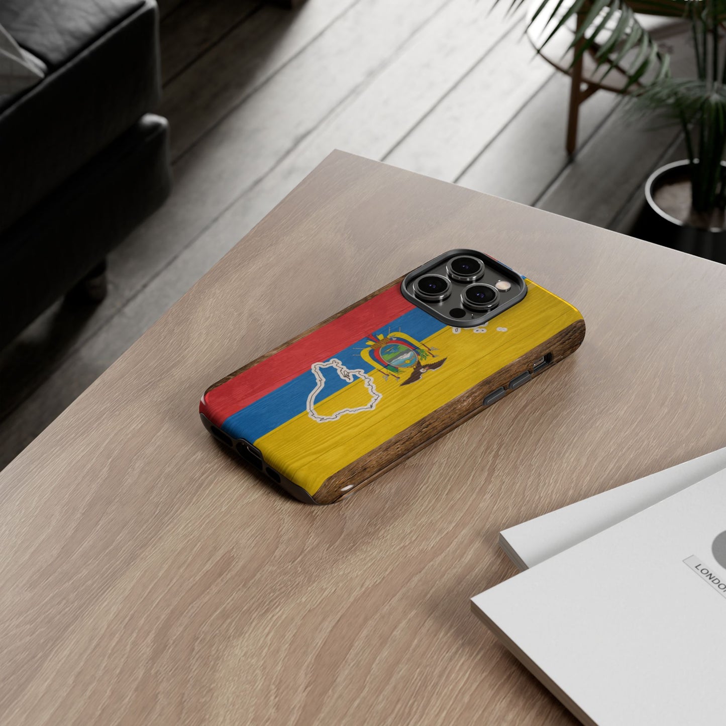 Ecuador Flag Phone Map Case Protective Tough Cover Flag of Ecuador Samsung Ecuadorian Pride Hard Plastic Back Ecuadorian Flag Cover