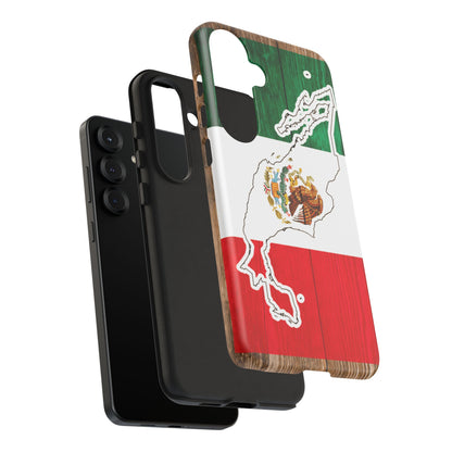 Phone Case, Mexican Flag Tough Case, Patriotic Mexico Phone Cover, Rugged Phone Protector, National Flag Phone Sleeve, Cinco de Mayo Gift