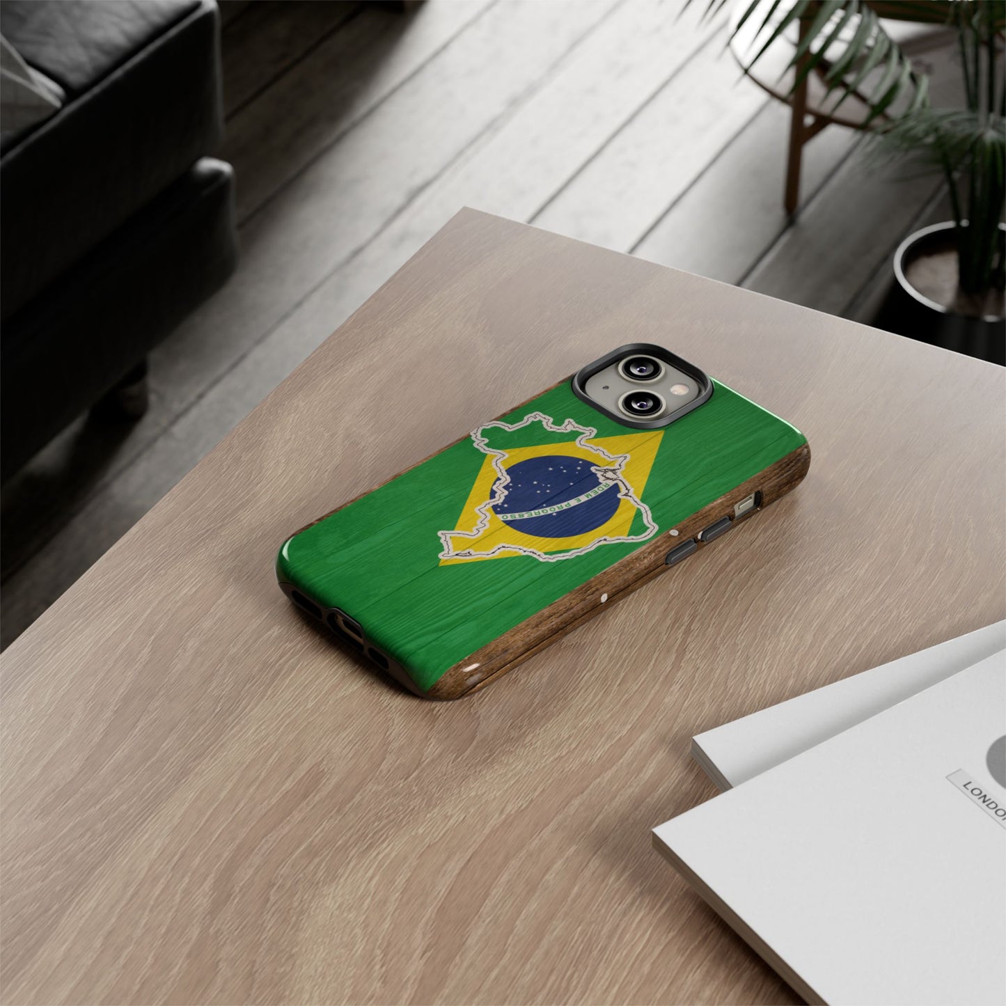 Brazil Flag Phone Map Case Protective Tough Cover Flag of Brazil Samsung Brazilian Pride Hard Plastic Back Brazil Flag Cover