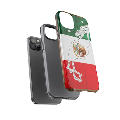 Phone Case, Mexican Flag Tough Case, Patriotic Mexico Phone Cover, Rugged Phone Protector, National Flag Phone Sleeve, Cinco de Mayo Gift