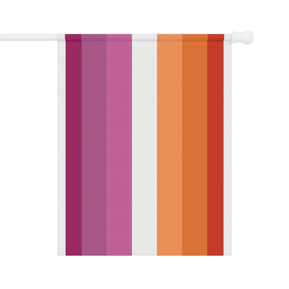 Lesbian Pride Garden Flag LGBTQ+ Rainbow Decor Empowerment Poster for Home or Office Inclusivity Gift Idea Gay Pride Outdoor Decor