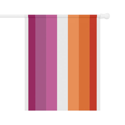Lesbian Pride Garden Flag LGBTQ+ Rainbow Decor Empowerment Poster for Home or Office Inclusivity Gift Idea Gay Pride Outdoor Decor