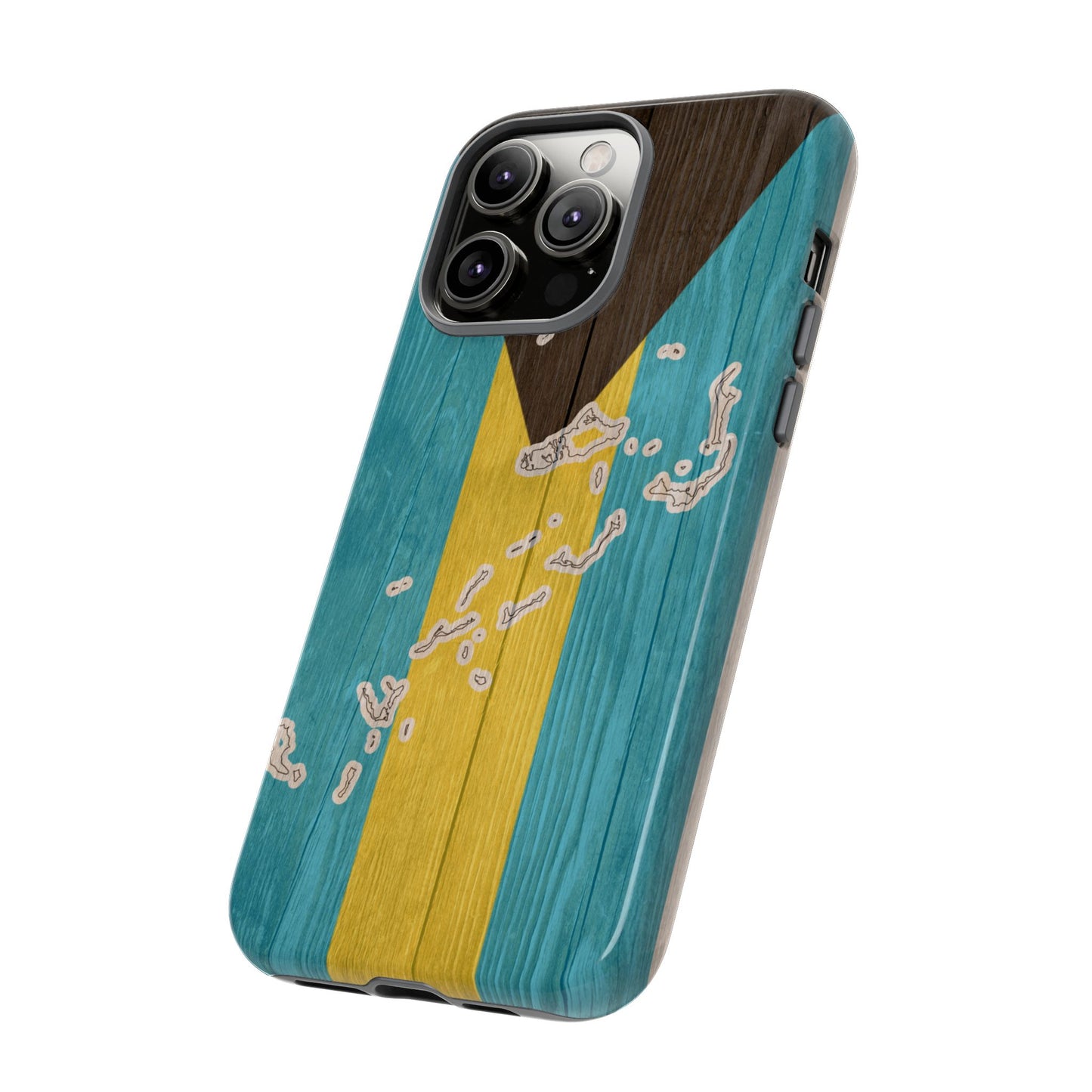 Bahamas Flag Phone Map Case Protective Tough Cover Flag of Bahamas Samsung Bahamian Pride Hard Plastic Back Bahamas Flag Cover