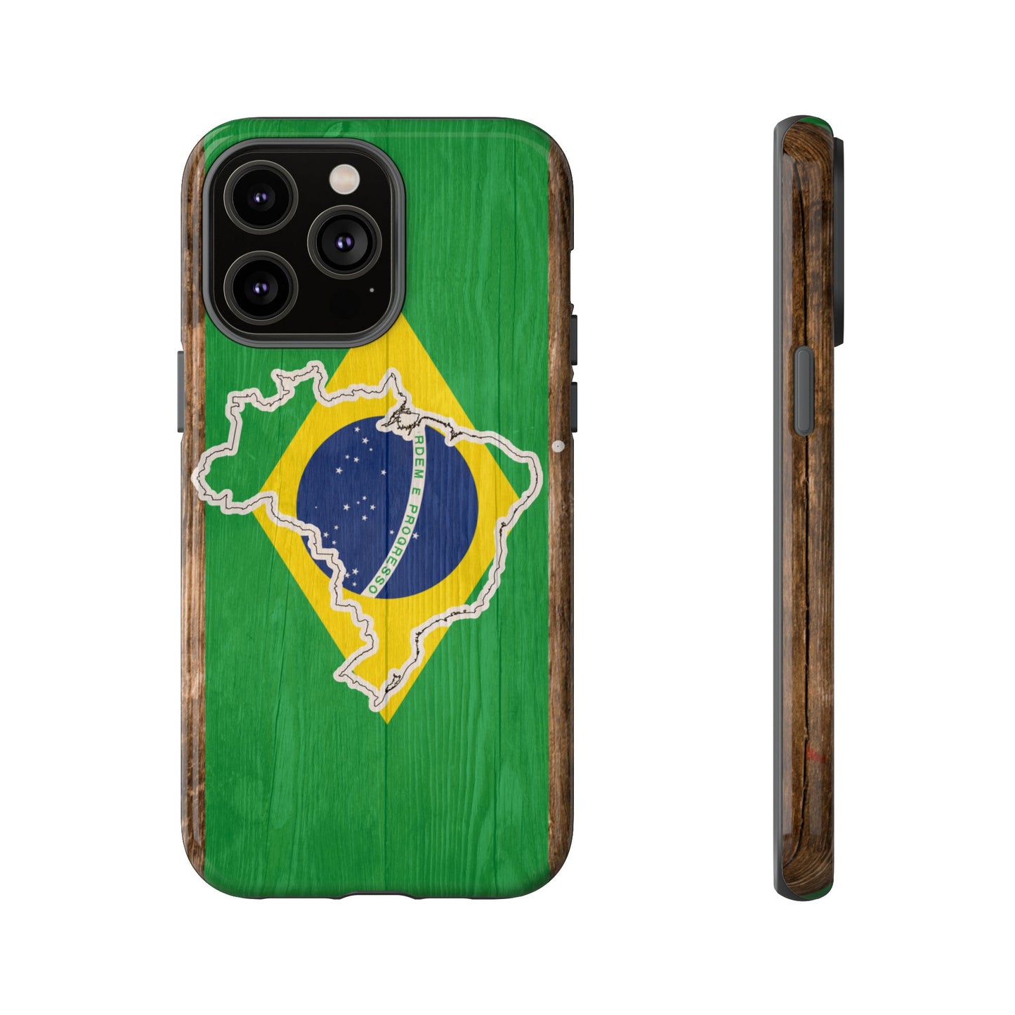 Brazil Flag Phone Map Case Protective Tough Cover Flag of Brazil Samsung Brazilian Pride Hard Plastic Back Brazil Flag Cover