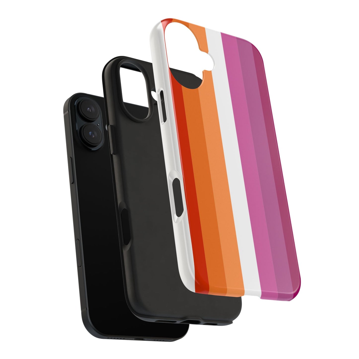 Lesbian Flag tough Impact-Resistant Phone Case
