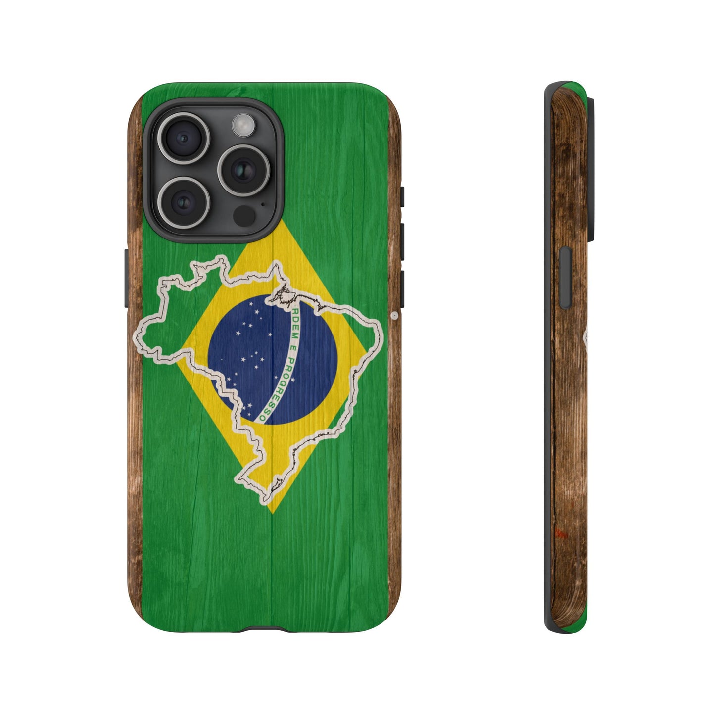 Brazil Flag Phone Map Case Protective Tough Cover Flag of Brazil Samsung Brazilian Pride Hard Plastic Back Brazil Flag Cover