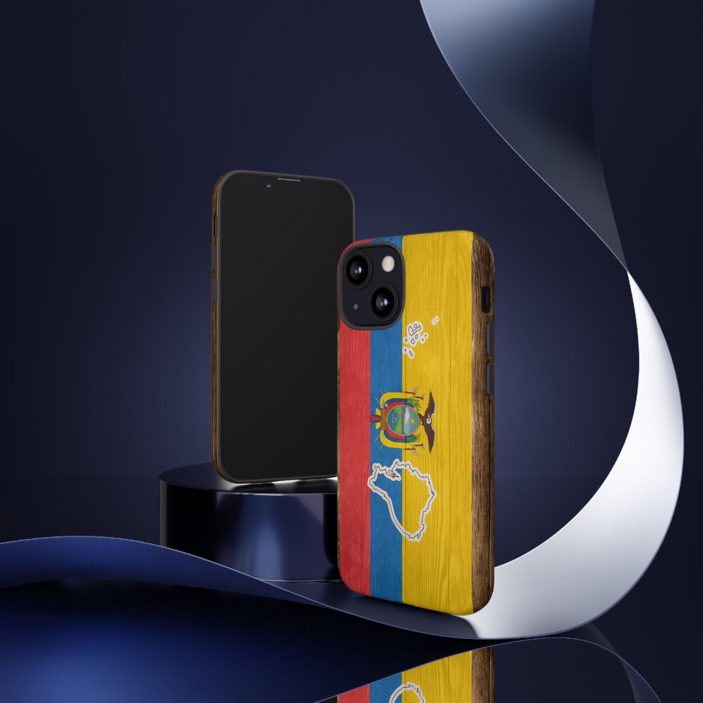 Ecuador Flag Phone Map Case Protective Tough Cover Flag of Ecuador Samsung Ecuadorian Pride Hard Plastic Back Ecuadorian Flag Cover
