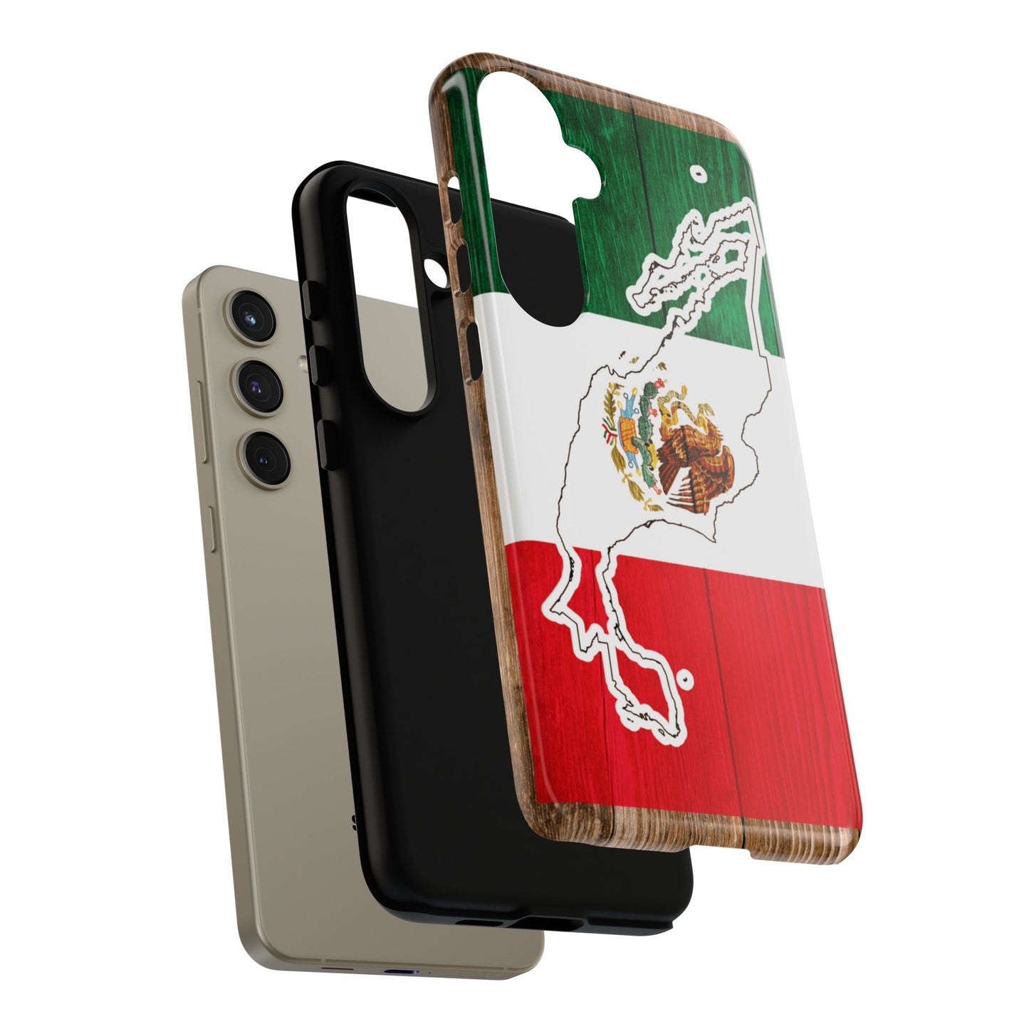 Phone Case, Mexican Flag Tough Case, Patriotic Mexico Phone Cover, Rugged Phone Protector, National Flag Phone Sleeve, Cinco de Mayo Gift