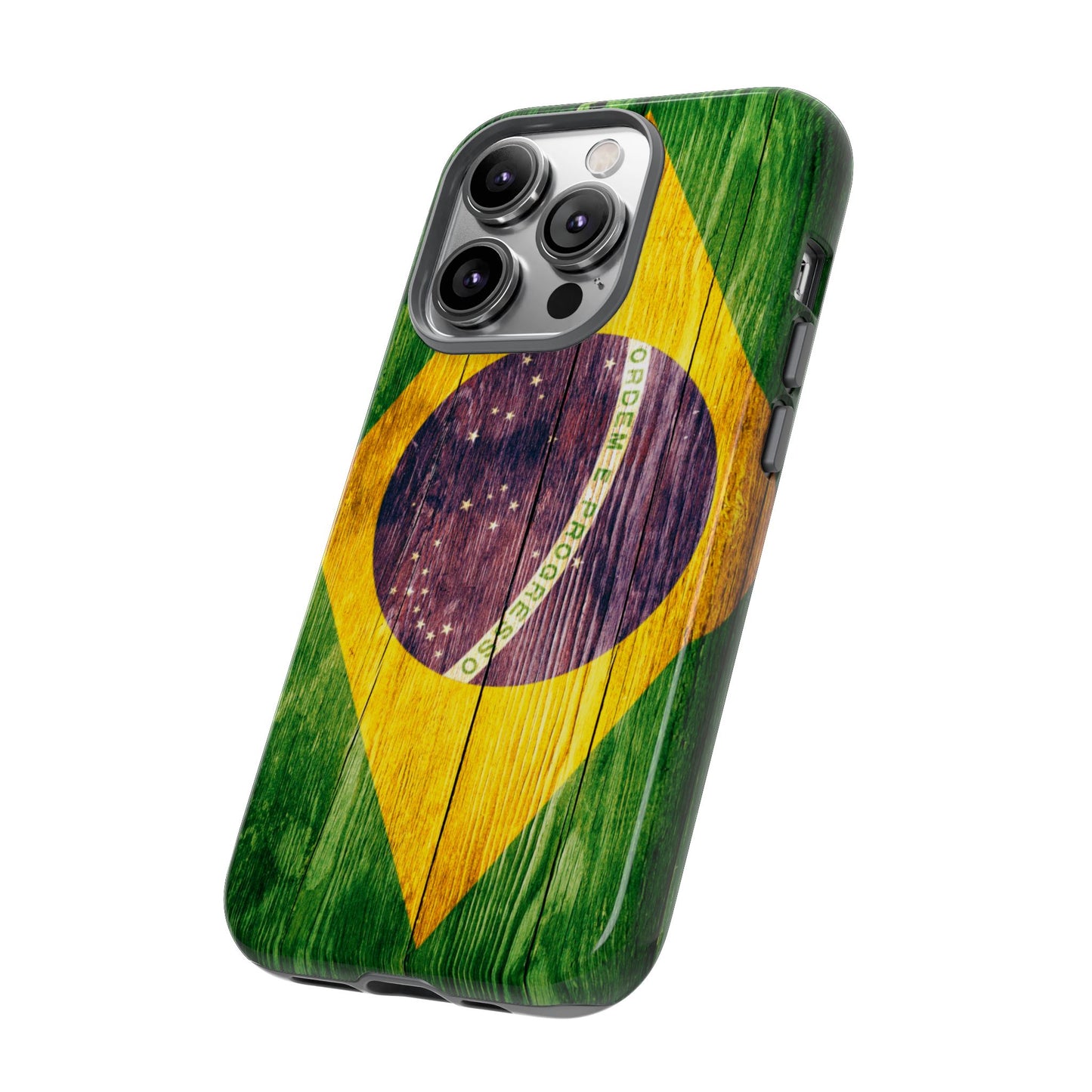 Brazil Phone Case Protective Tough Cover Flag of Brazil Samsung Brazilian Pride Hard Plastic Back Brazil Flag Cover IPhone Souvenir Gift Protective Case