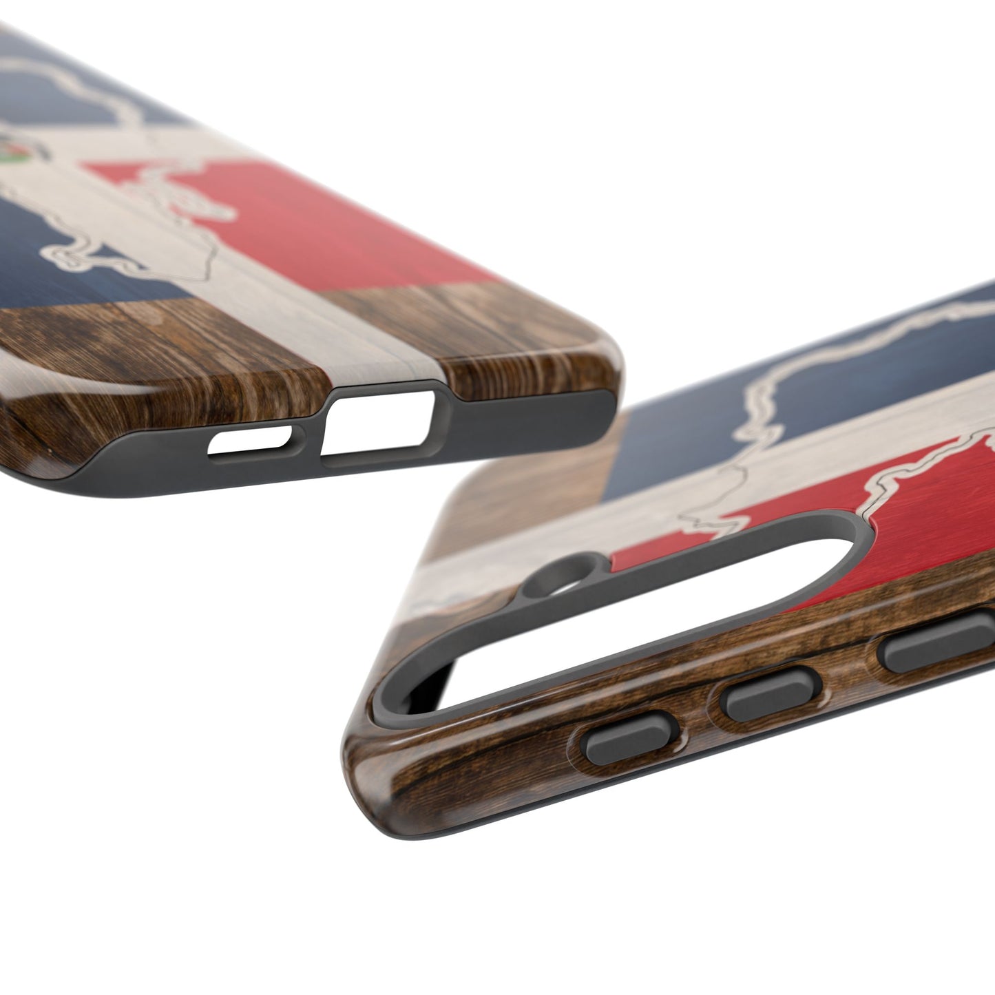 Dominican Republic Flag Phone Map Case Protective Tough Cover Flag of Dominican Pride Hard Plastic Back DR Flag Cover Dominicana