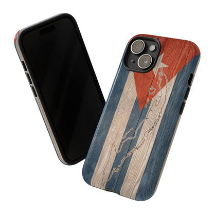 Phone Case Cuban Flag iPhone Case Protective Tough Cover Flag of Cuba Samsung Galaxy Cuban Pride Huawei P40 Lite Hard Plastic Back