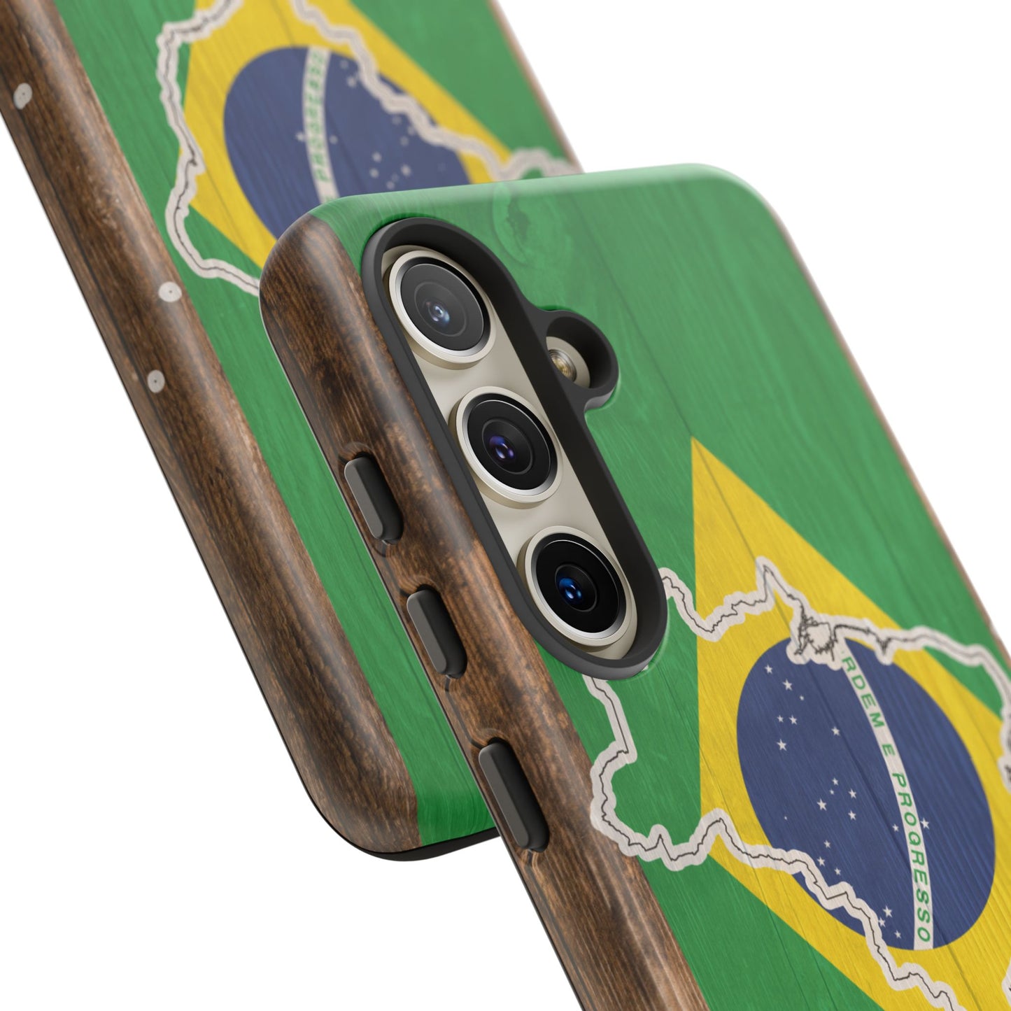 Brazil Flag Phone Map Case Protective Tough Cover Flag of Brazil Samsung Brazilian Pride Hard Plastic Back Brazil Flag Cover