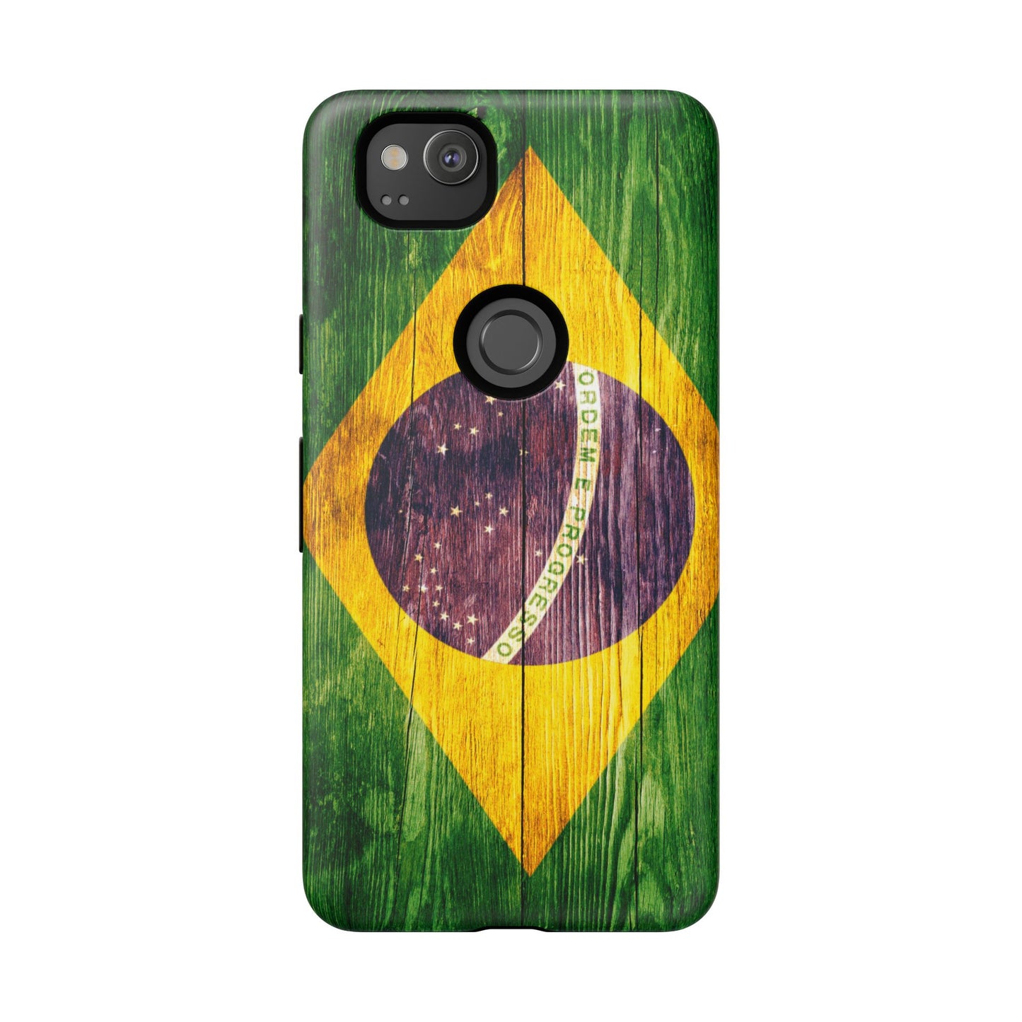 Brazil Phone Case Protective Tough Cover Flag of Brazil Samsung Brazilian Pride Hard Plastic Back Brazil Flag Cover IPhone Souvenir Gift Protective Case