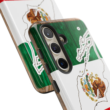 Phone Case, Mexican Flag Tough Case, Patriotic Mexico Phone Cover, Rugged Phone Protector, National Flag Phone Sleeve, Cinco de Mayo Gift