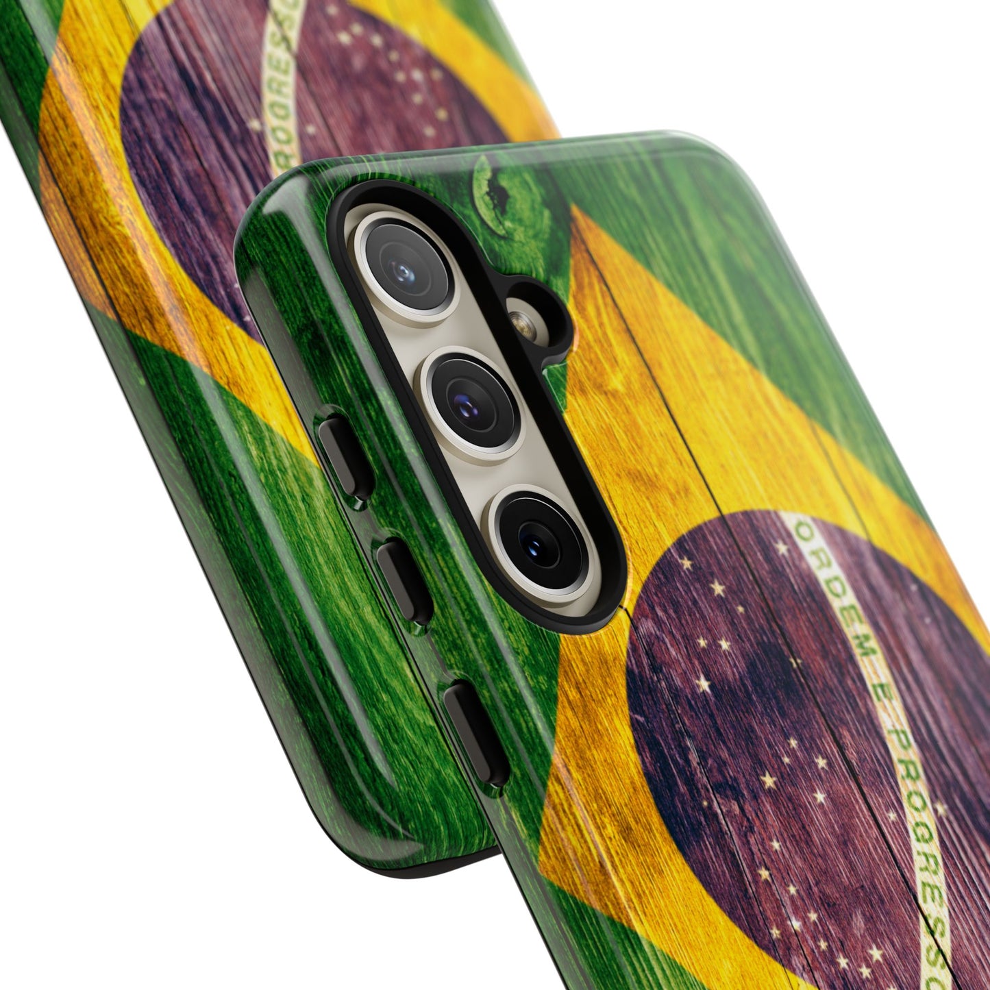 Brazil Phone Case Protective Tough Cover Flag of Brazil Samsung Brazilian Pride Hard Plastic Back Brazil Flag Cover IPhone Souvenir Gift Protective Case