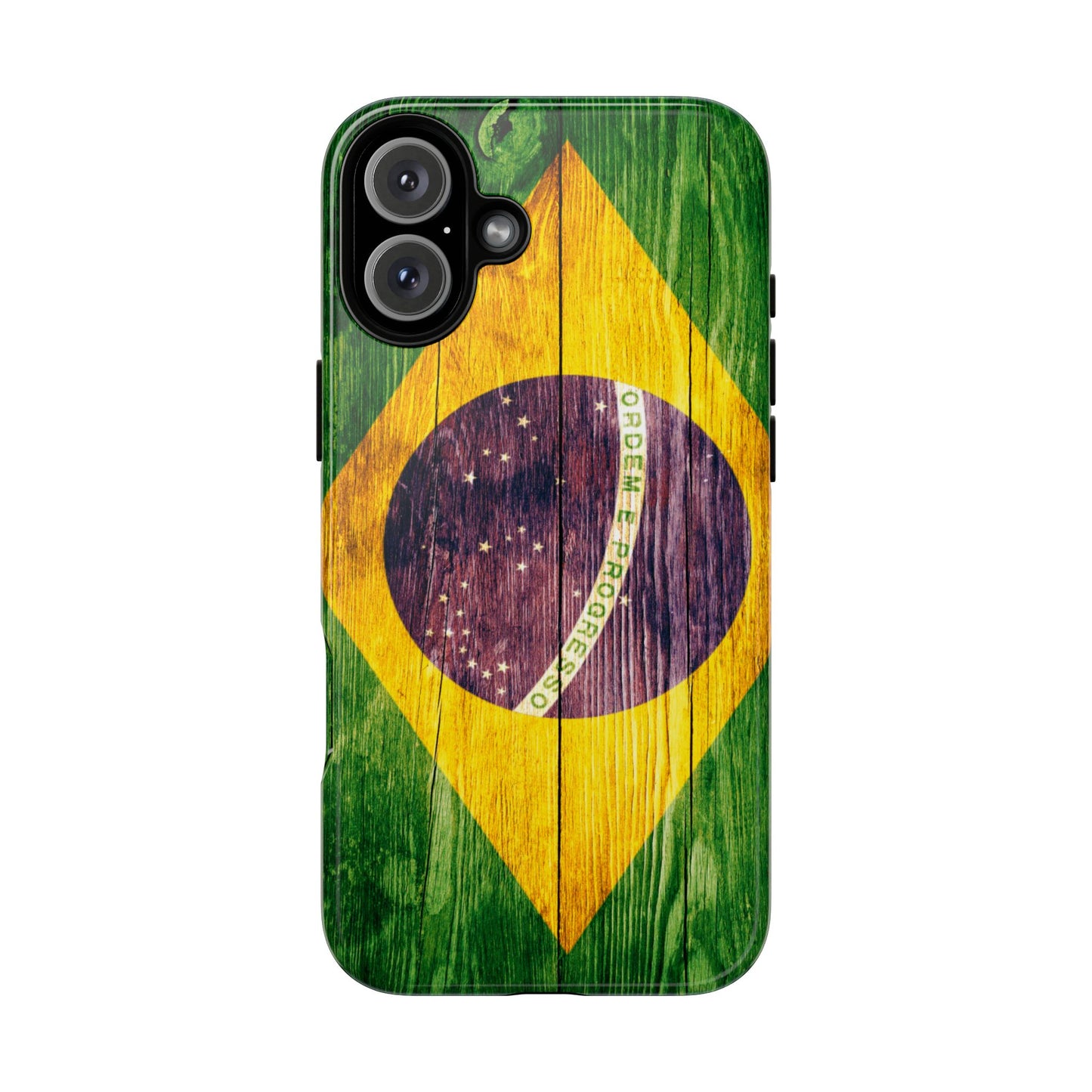 Brazil Phone Case Protective Tough Cover Flag of Brazil Samsung Brazilian Pride Hard Plastic Back Brazil Flag Cover IPhone Souvenir Gift Protective Case