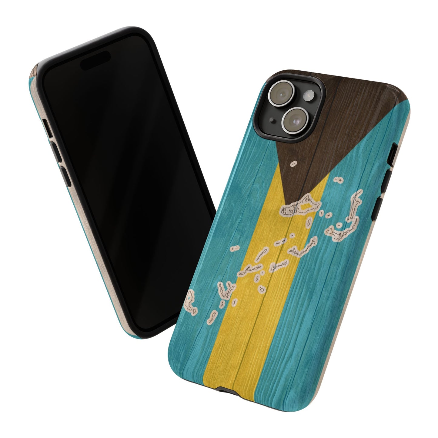 Bahamas Flag Phone Map Case Protective Tough Cover Flag of Bahamas Samsung Bahamian Pride Hard Plastic Back Bahamas Flag Cover
