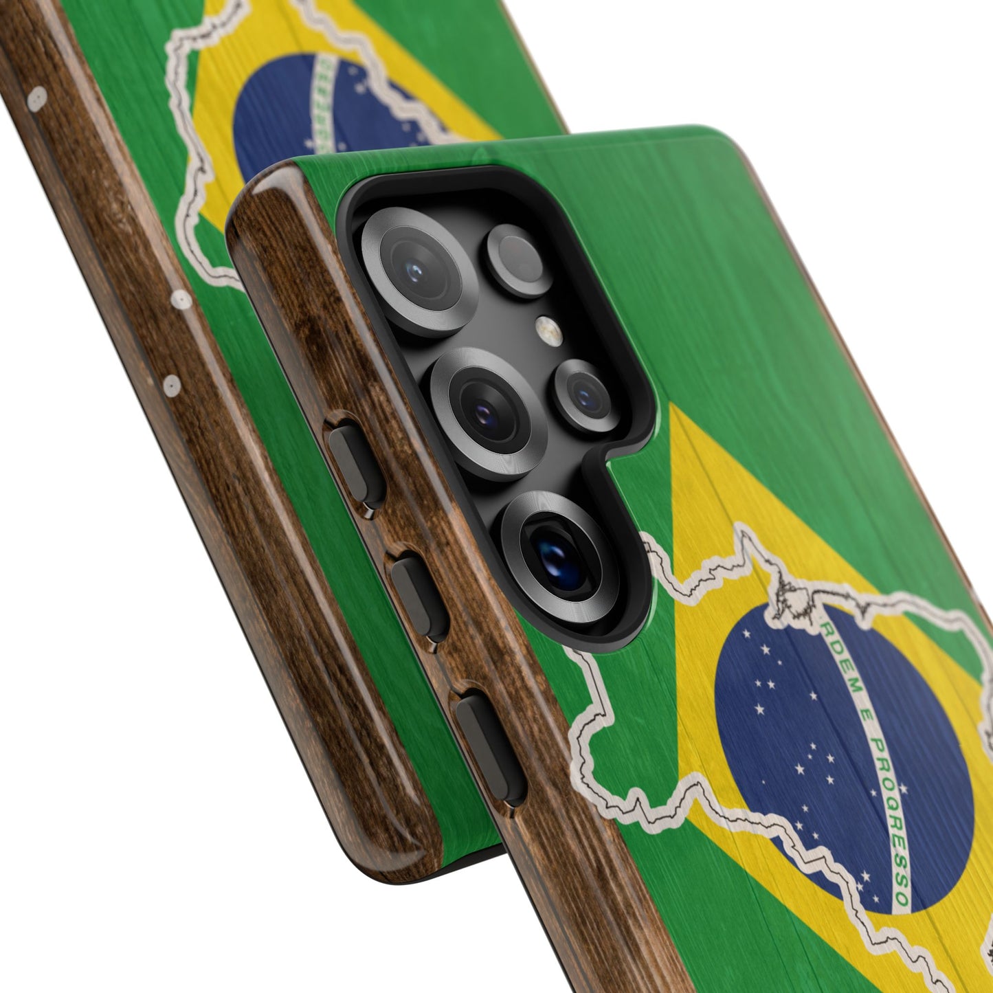 Brazil Flag Phone Map Case Protective Tough Cover Flag of Brazil Samsung Brazilian Pride Hard Plastic Back Brazil Flag Cover