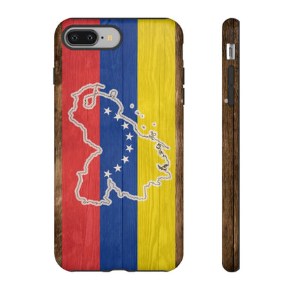 Venezuela Flag Phone Map Case Protective Tough Cover Flag of Venezuela Samsung Venezuelan Pride Hard Plastic Back Venezuela Map Cover