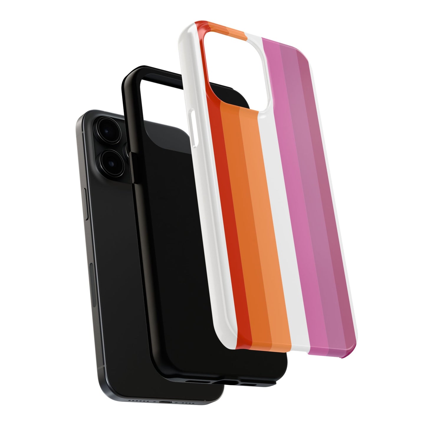 Lesbian Flag tough Impact-Resistant Phone Case