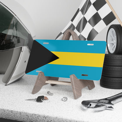Bahamas Flag Vanity Plate Custom Car DR Gift Personalized Bahamas License Plate Accessory Car Enthusiasts Bahaman Pride