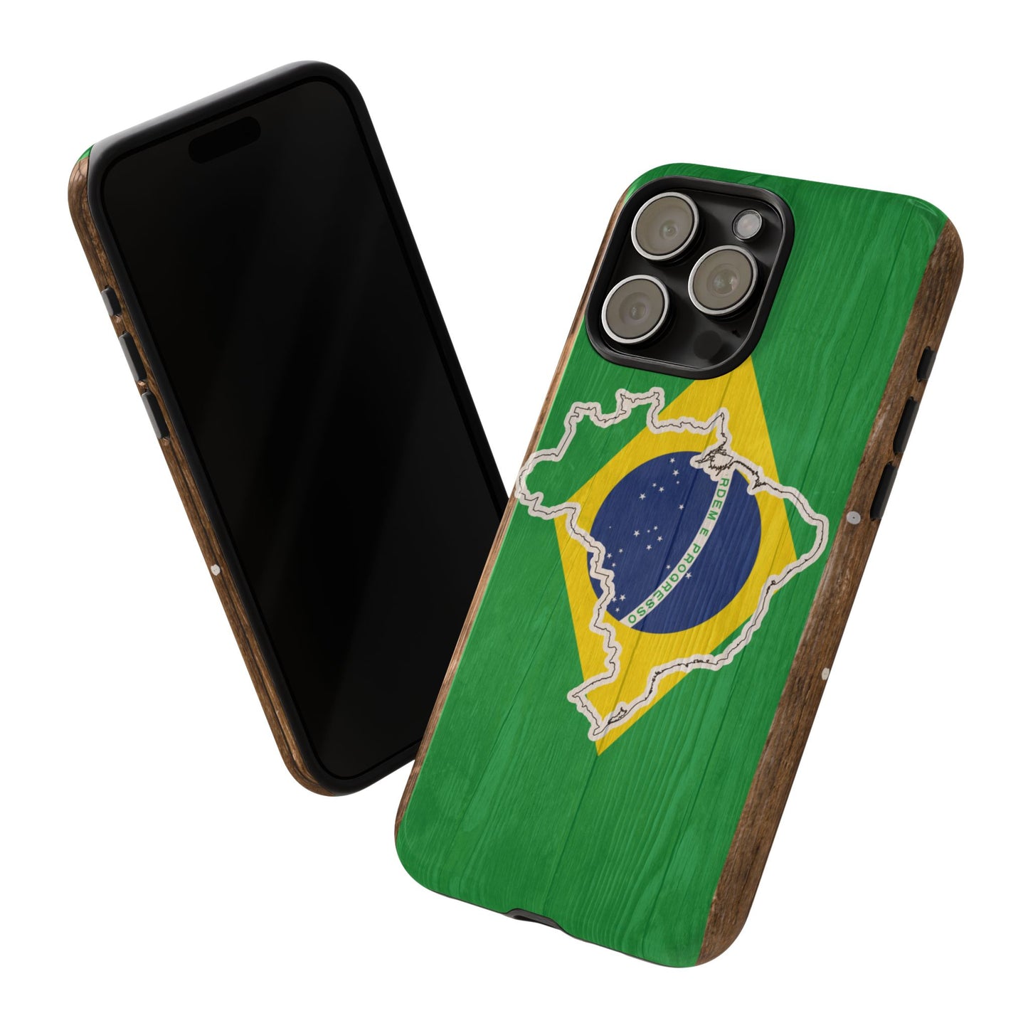 Brazil Flag Phone Map Case Protective Tough Cover Flag of Brazil Samsung Brazilian Pride Hard Plastic Back Brazil Flag Cover