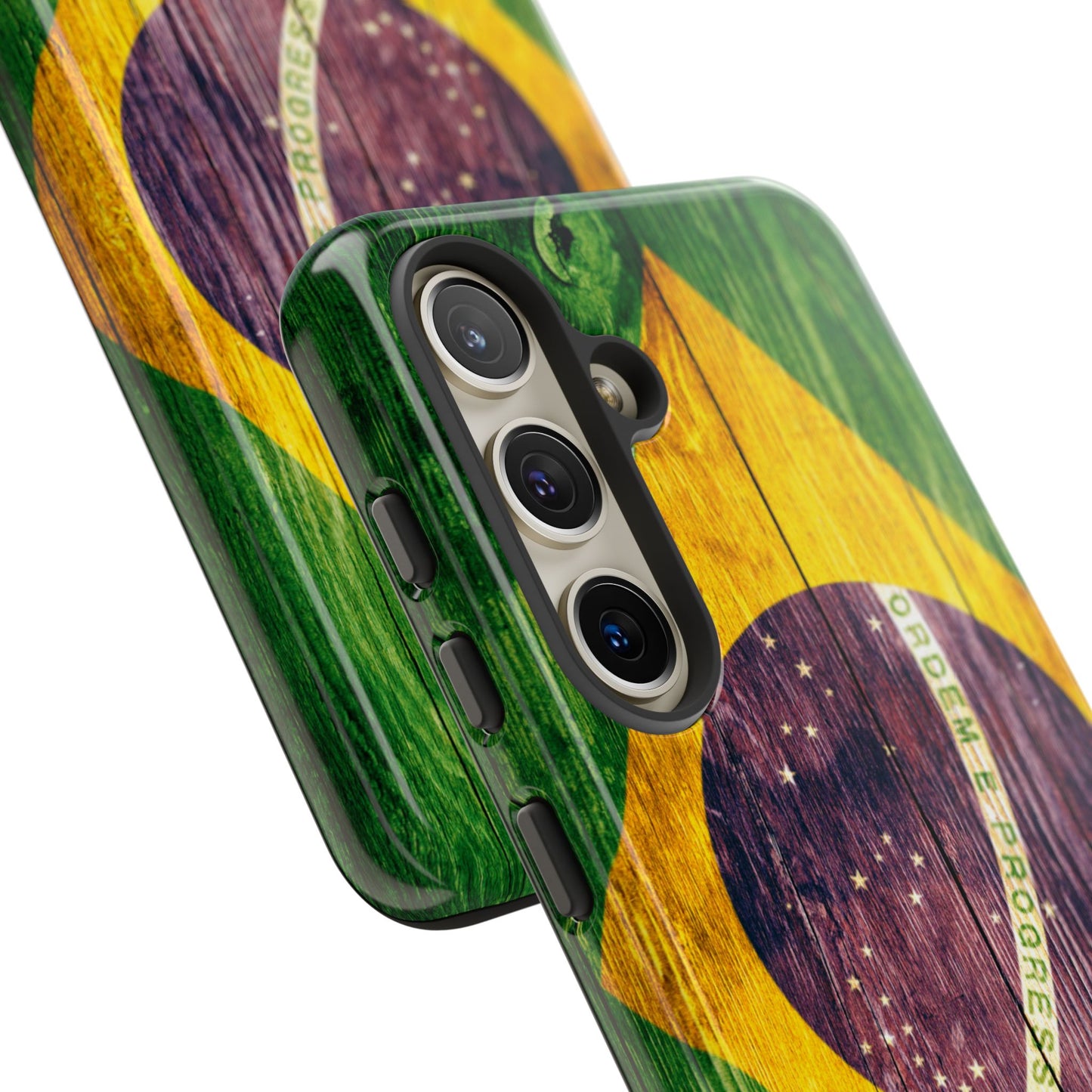 Brazil Phone Case Protective Tough Cover Flag of Brazil Samsung Brazilian Pride Hard Plastic Back Brazil Flag Cover IPhone Souvenir Gift Protective Case