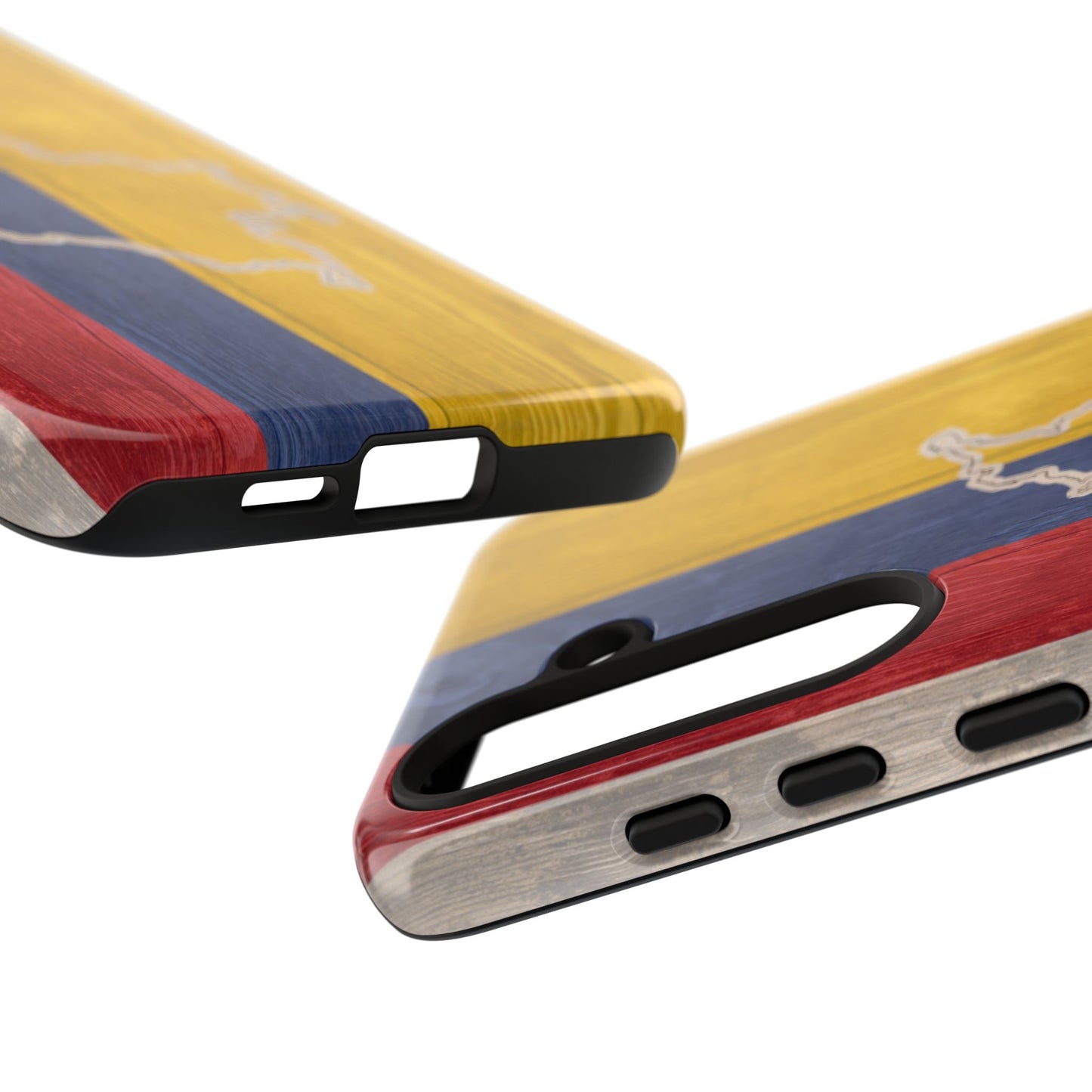 Colombian Flag Map Style iPhone Case Protective Tough Cover Flag of Colombia Samsung Colombian Pride Huawei Hard Plastic Back Colombia Phone