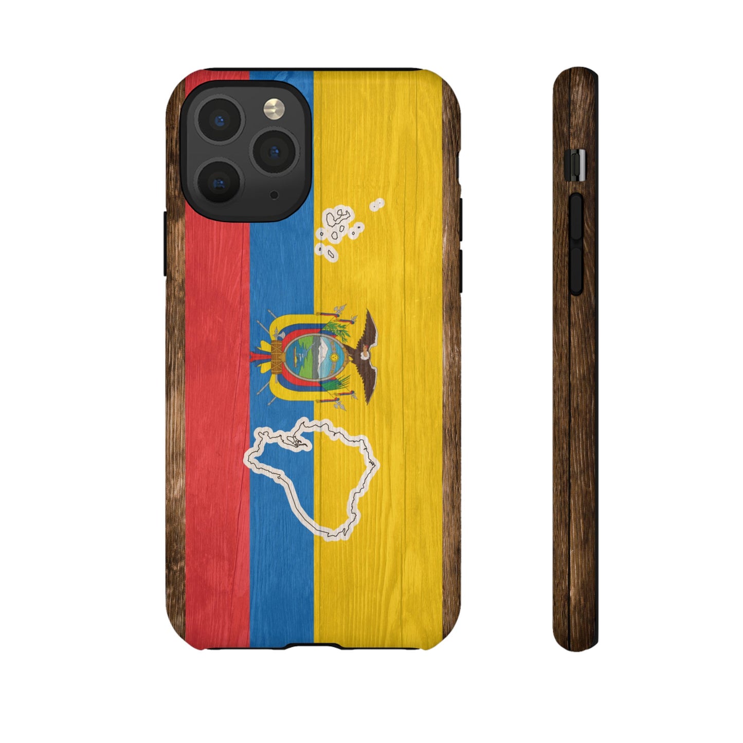 Ecuador Flag Phone Map Case Protective Tough Cover Flag of Ecuador Samsung Ecuadorian Pride Hard Plastic Back Ecuadorian Flag Cover