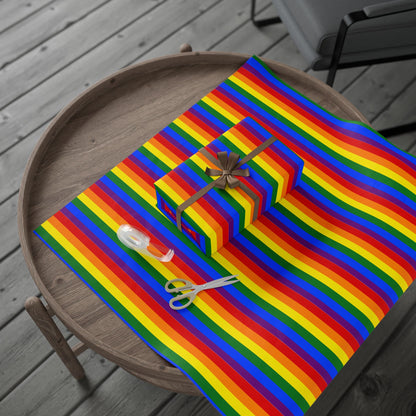Rainbow Flag wrapping Paper Decor Gay Flag - Pride Inclusive Gift Gay Pride Flags Rainbow Gift Decor Gay Gift