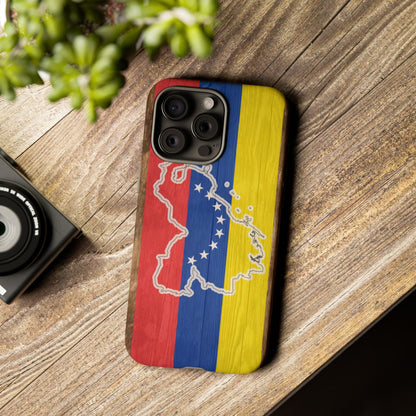 Venezuela Flag Phone Map Case Protective Tough Cover Flag of Venezuela Samsung Venezuelan Pride Hard Plastic Back Venezuela Map Cover