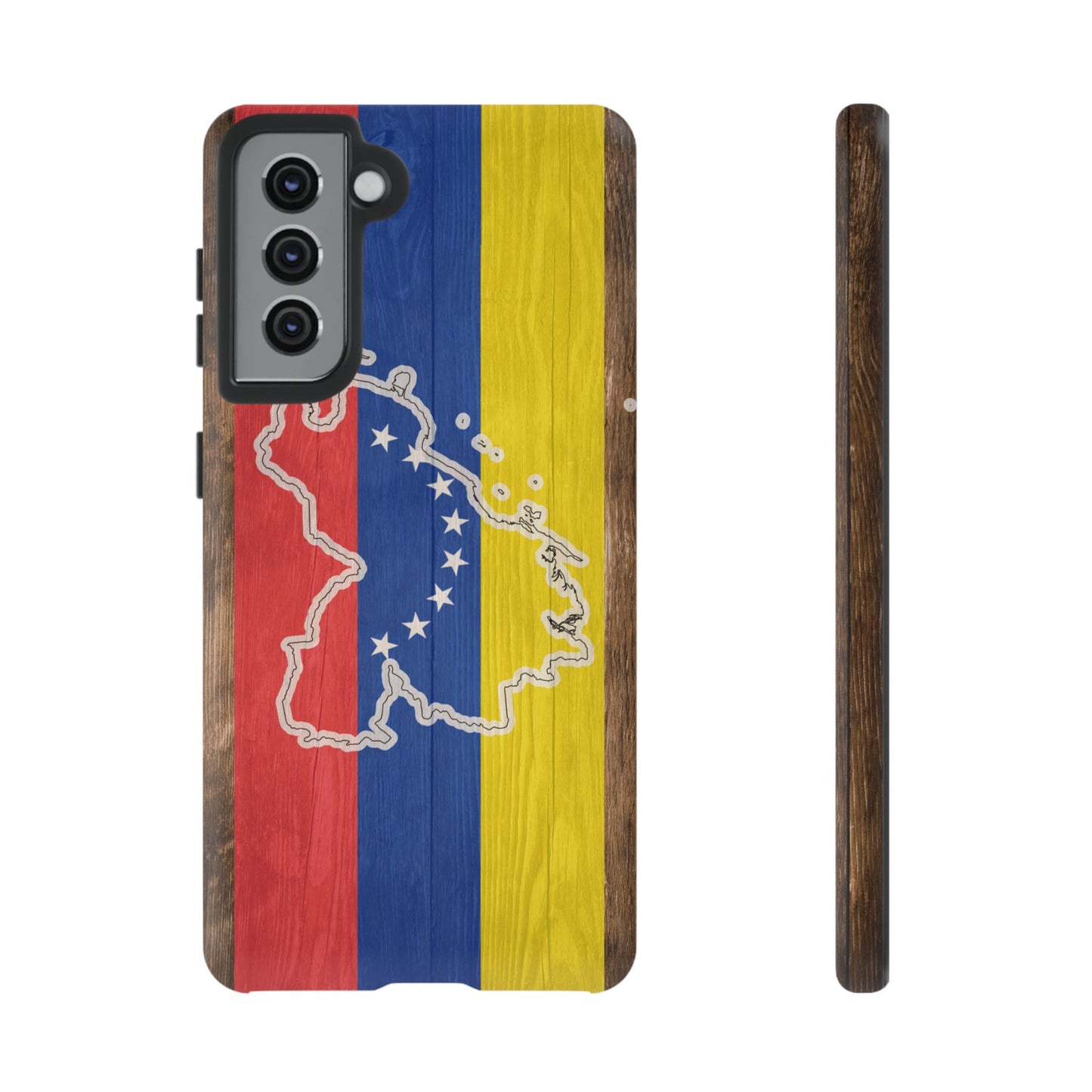 Venezuela Flag Phone Map Case Protective Tough Cover Flag of Venezuela Samsung Venezuelan Pride Hard Plastic Back Venezuela Map Cover