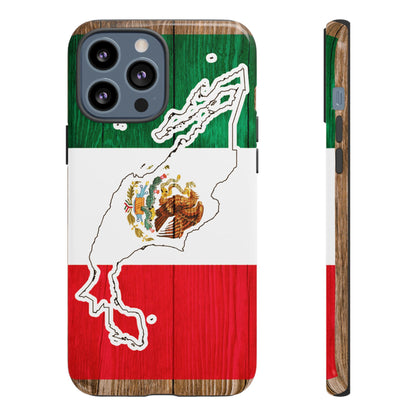 Phone Case, Mexican Flag Tough Case, Patriotic Mexico Phone Cover, Rugged Phone Protector, National Flag Phone Sleeve, Cinco de Mayo Gift