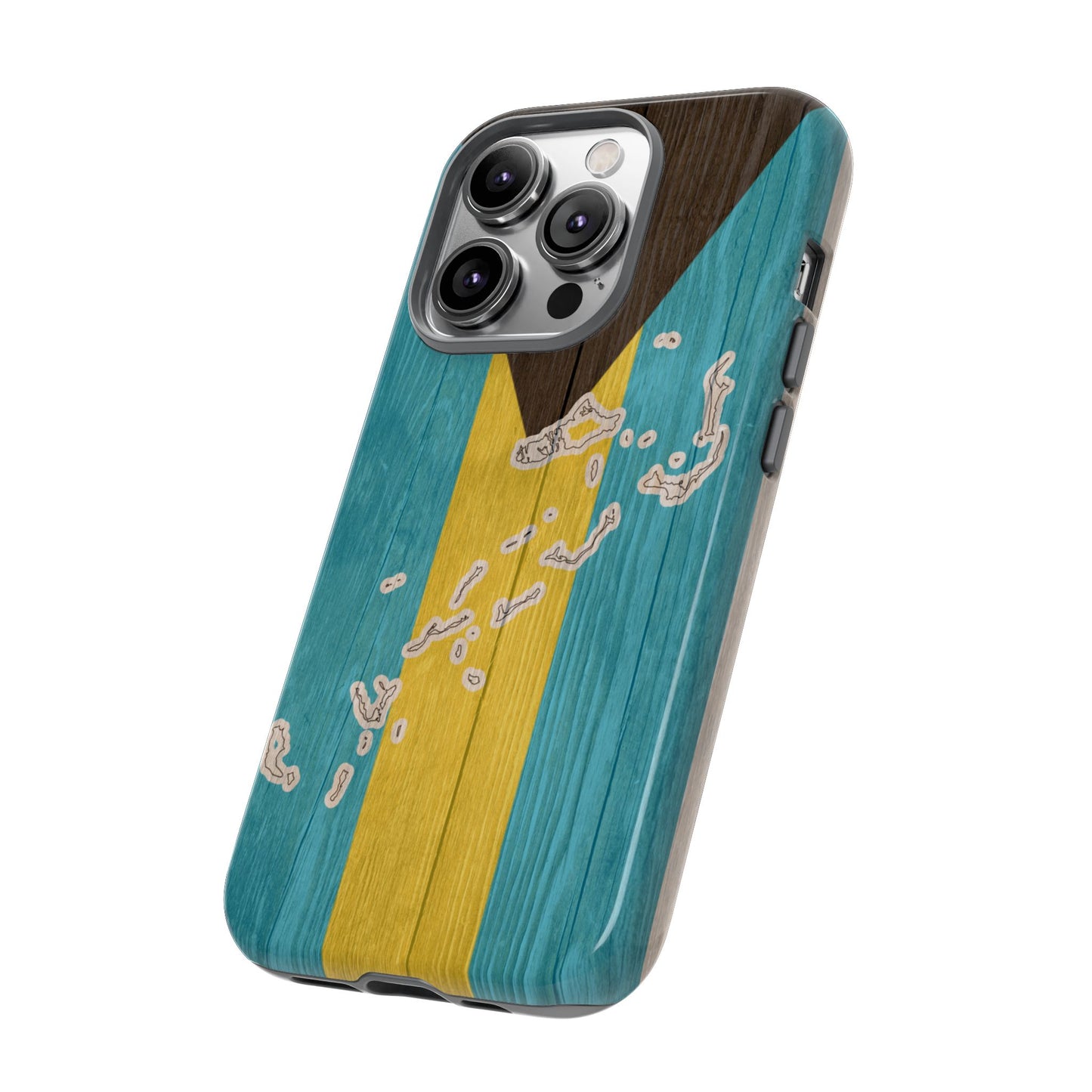 Bahamas Flag Phone Map Case Protective Tough Cover Flag of Bahamas Samsung Bahamian Pride Hard Plastic Back Bahamas Flag Cover