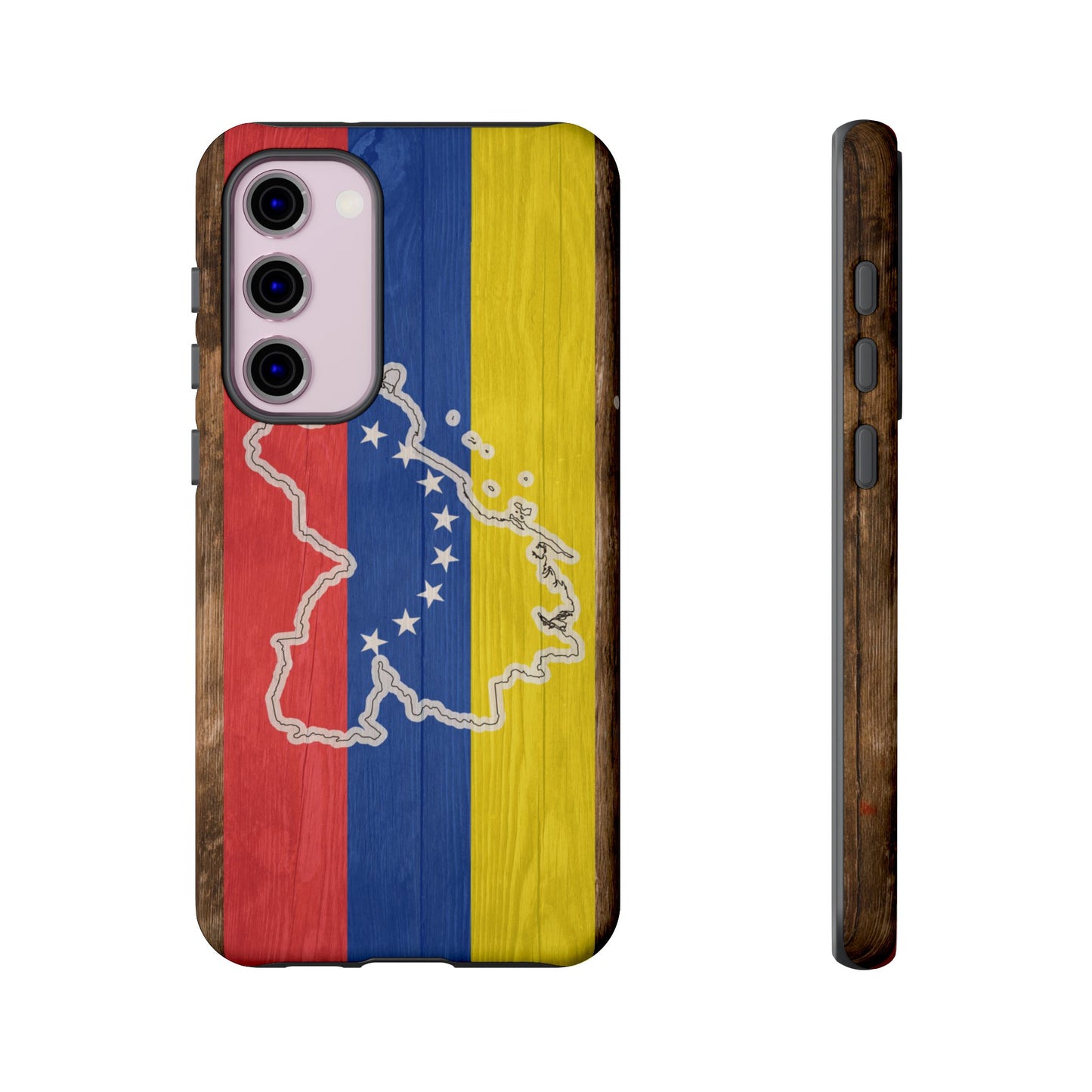 Venezuela Flag Phone Map Case Protective Tough Cover Flag of Venezuela Samsung Venezuelan Pride Hard Plastic Back Venezuela Map Cover