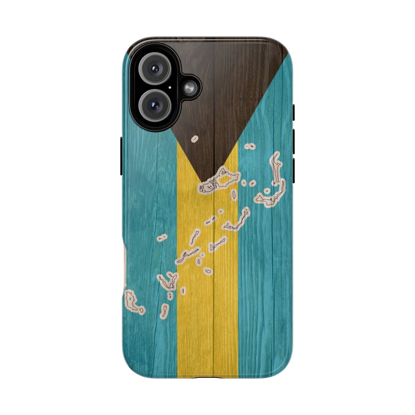 Bahamas Flag Phone Map Case Protective Tough Cover Flag of Bahamas Samsung Bahamian Pride Hard Plastic Back Bahamas Flag Cover