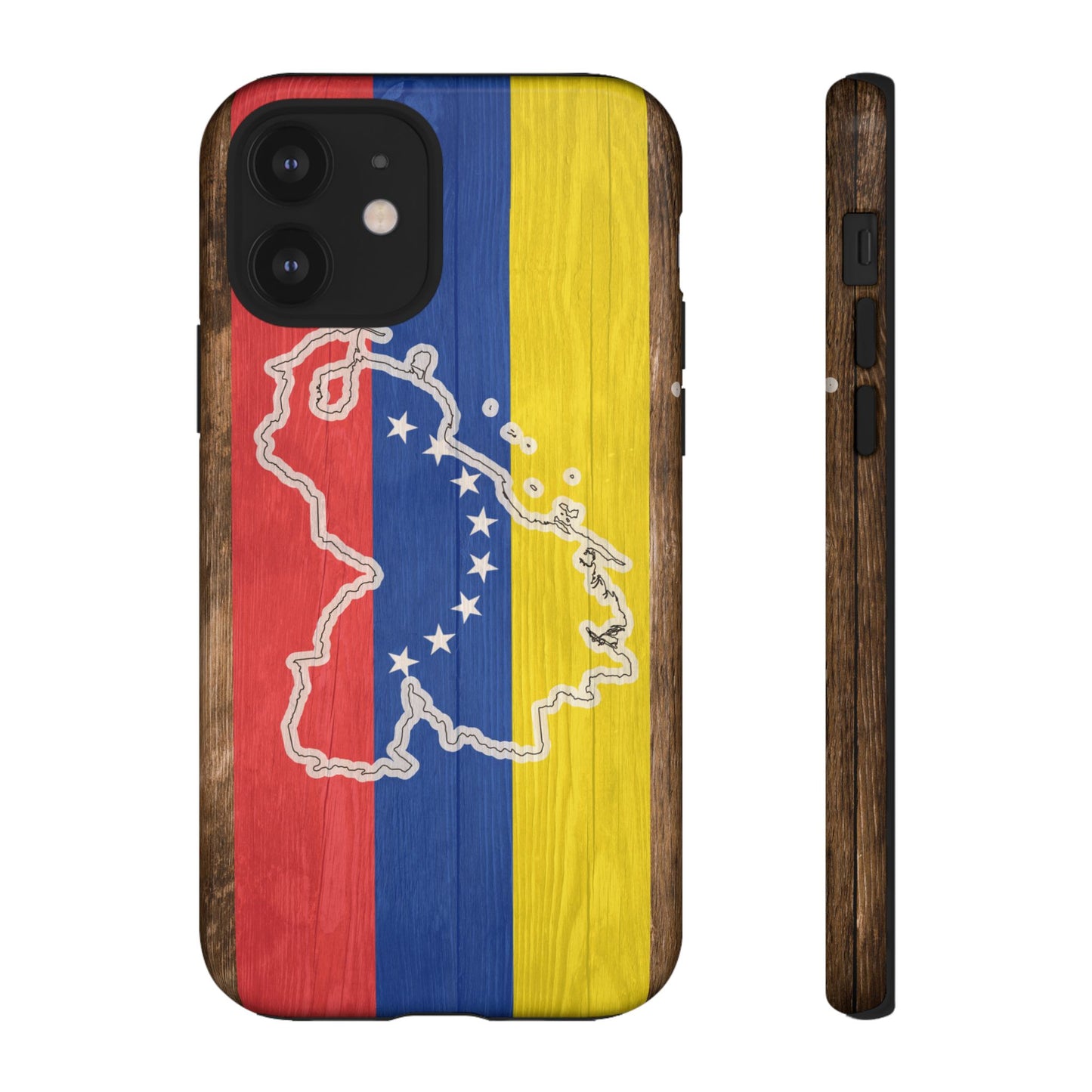 Venezuela Flag Phone Map Case Protective Tough Cover Flag of Venezuela Samsung Venezuelan Pride Hard Plastic Back Venezuela Map Cover