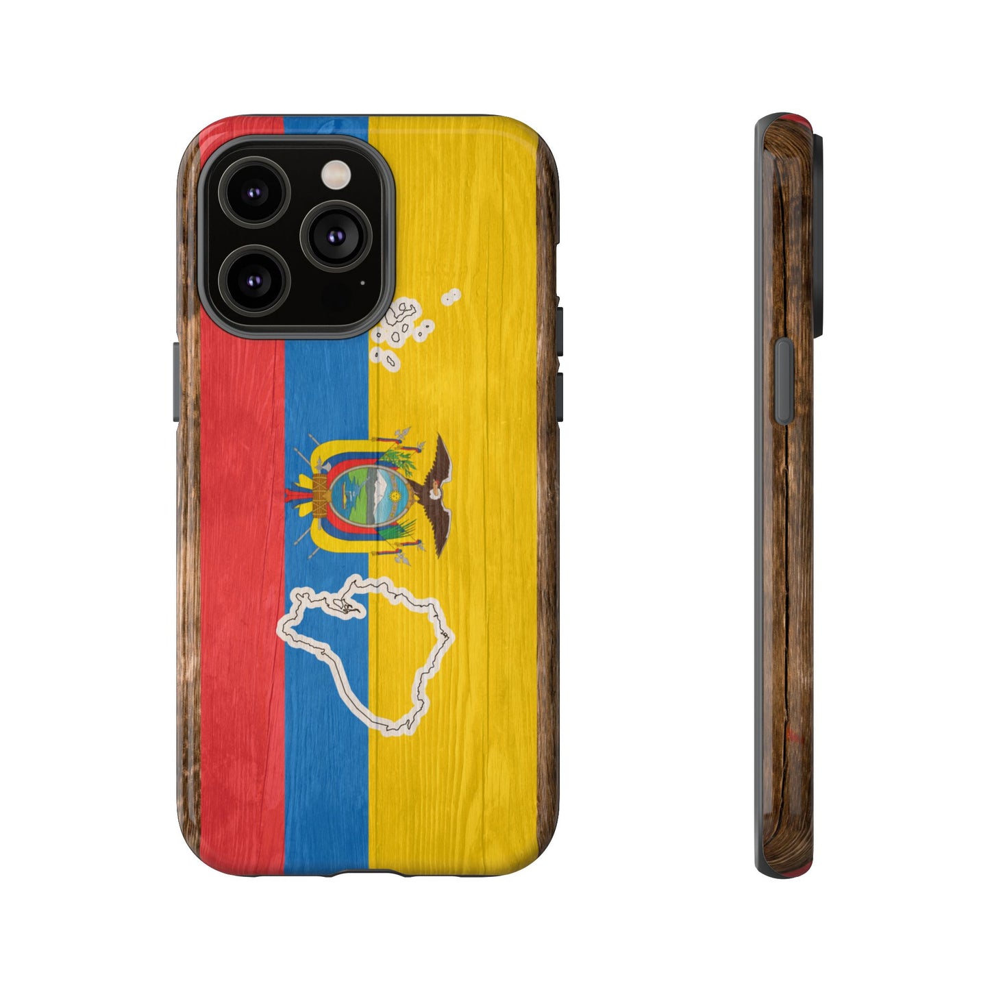 Ecuador Flag Phone Map Case Protective Tough Cover Flag of Ecuador Samsung Ecuadorian Pride Hard Plastic Back Ecuadorian Flag Cover