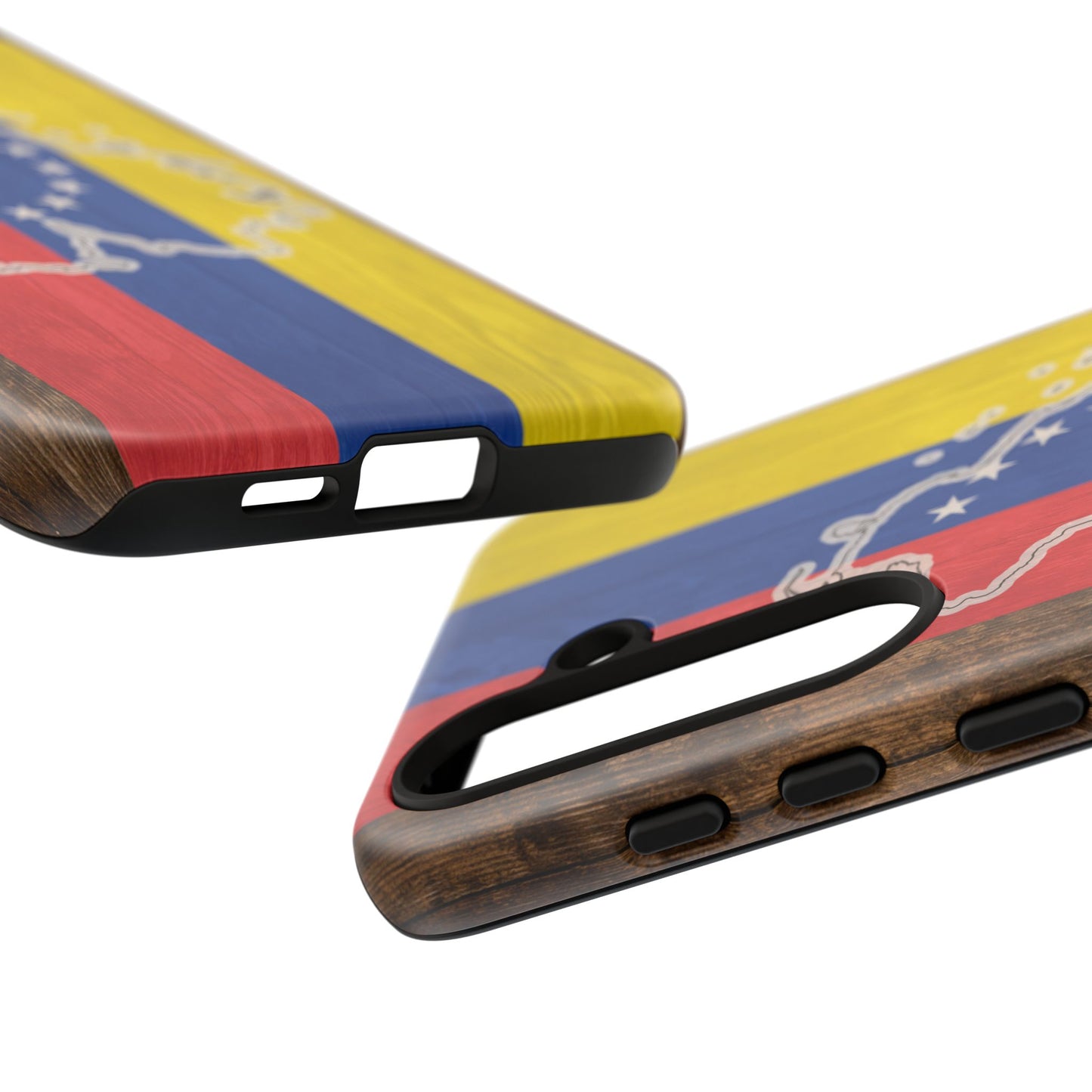 Venezuela Flag Phone Map Case Protective Tough Cover Flag of Venezuela Samsung Venezuelan Pride Hard Plastic Back Venezuela Map Cover