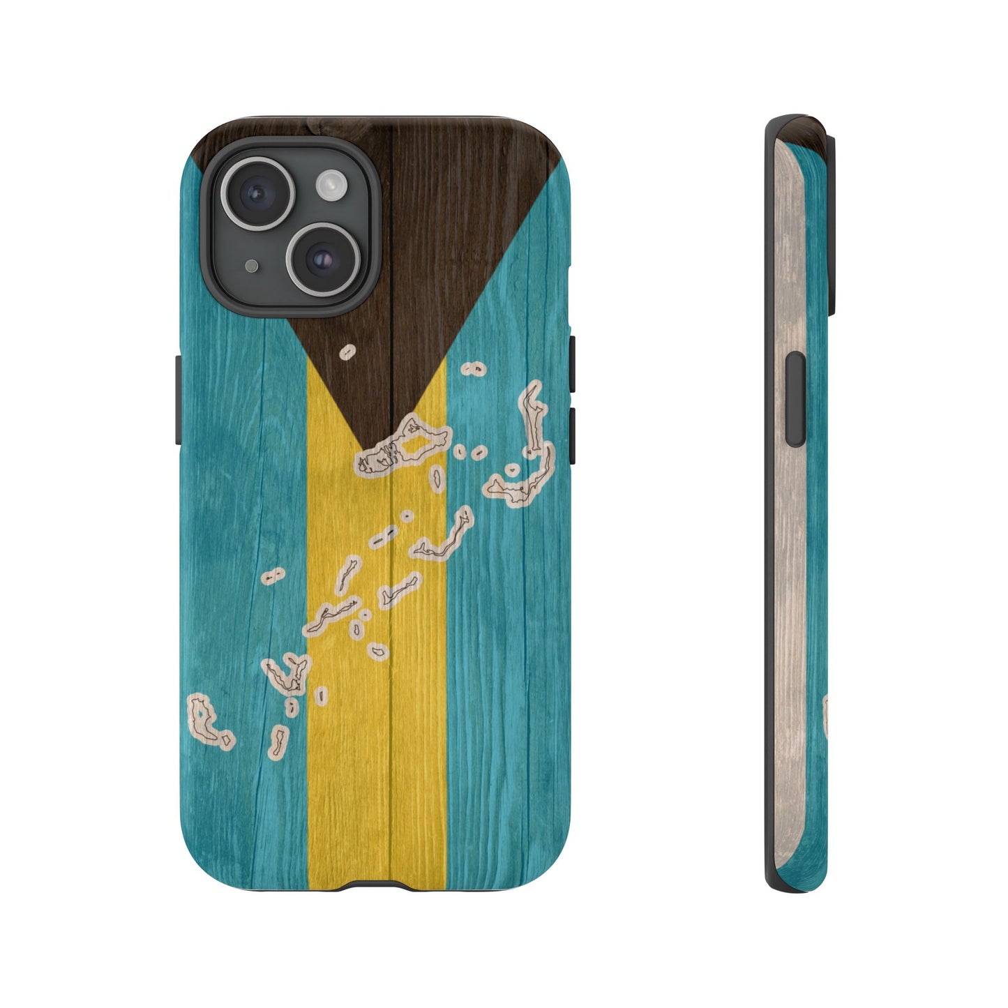 Bahamas Flag Phone Map Case Protective Tough Cover Flag of Bahamas Samsung Bahamian Pride Hard Plastic Back Bahamas Flag Cover