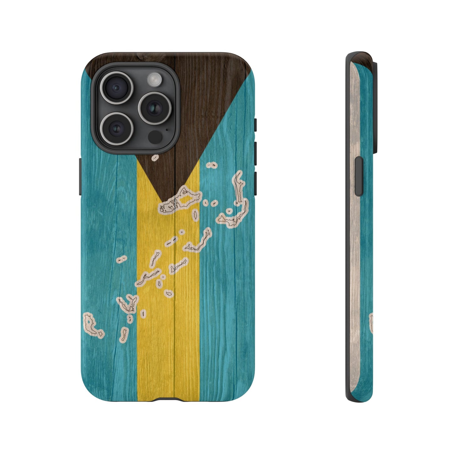 Bahamas Flag Phone Map Case Protective Tough Cover Flag of Bahamas Samsung Bahamian Pride Hard Plastic Back Bahamas Flag Cover