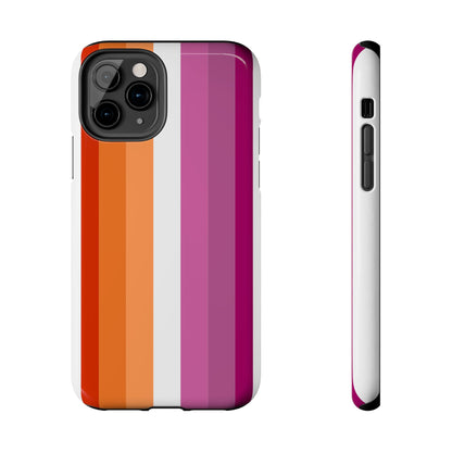 Lesbian Flag tough Impact-Resistant Phone Case