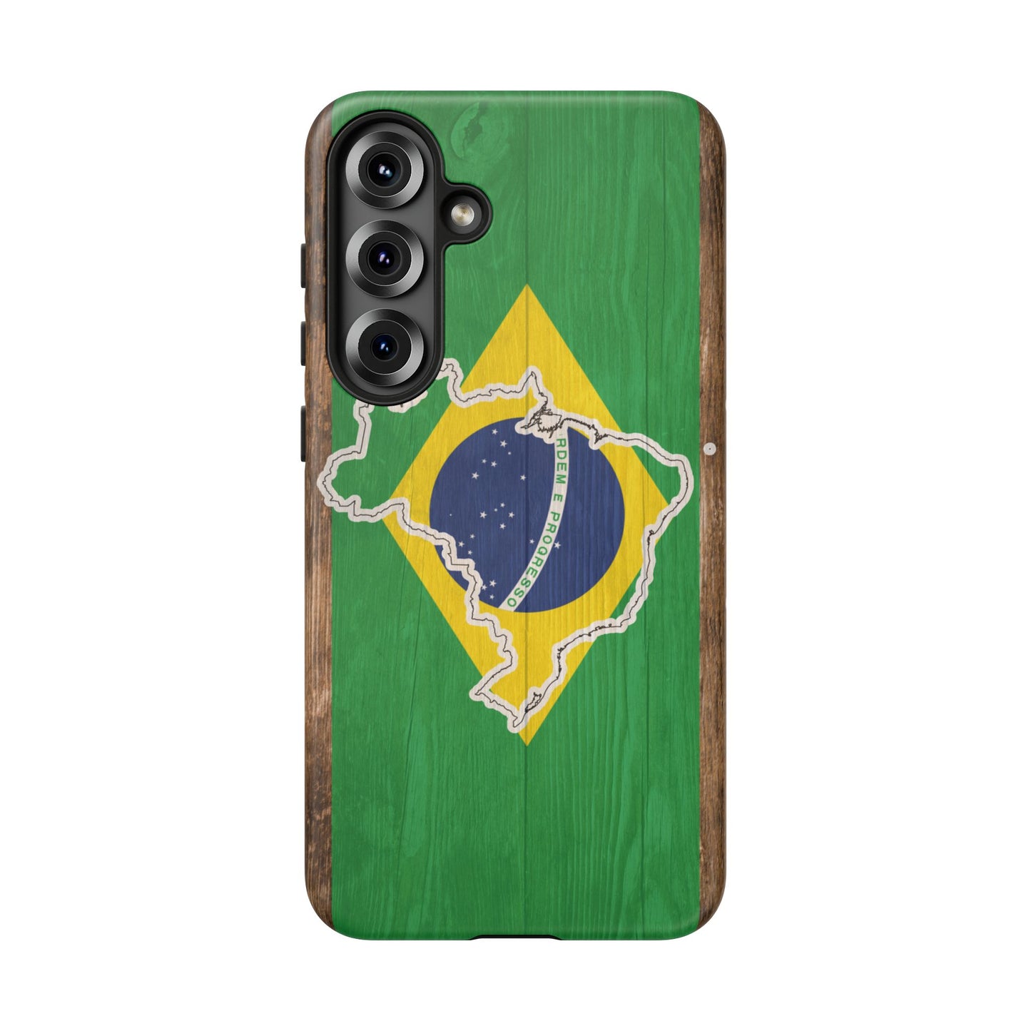 Brazil Flag Phone Map Case Protective Tough Cover Flag of Brazil Samsung Brazilian Pride Hard Plastic Back Brazil Flag Cover