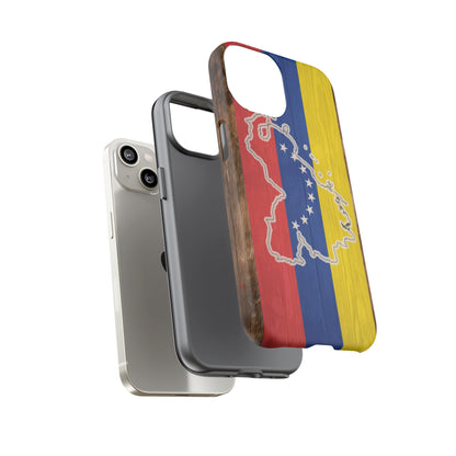 Venezuela Flag Phone Map Case Protective Tough Cover Flag of Venezuela Samsung Venezuelan Pride Hard Plastic Back Venezuela Map Cover